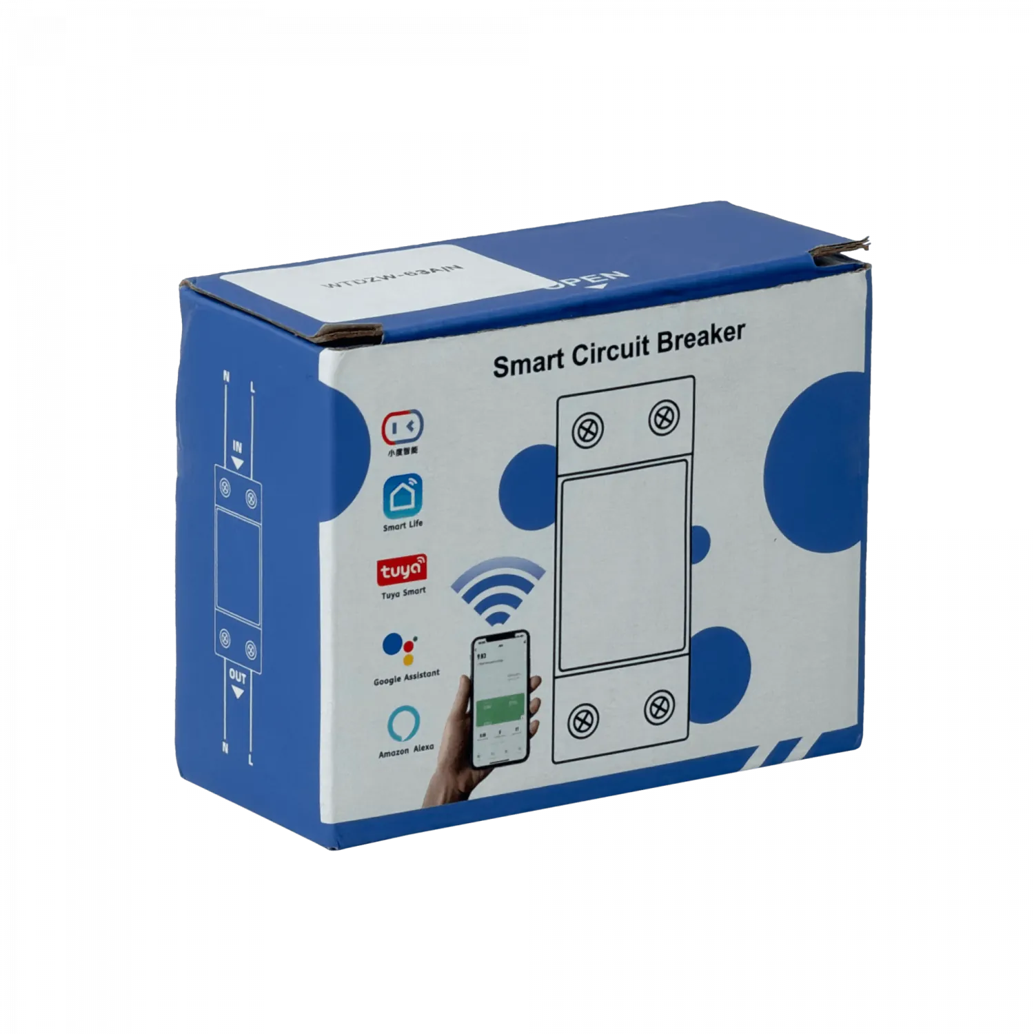 Wifi 63A 150-300V-Ajustable 1-63A-Ajustable Interruptor Automatico 5