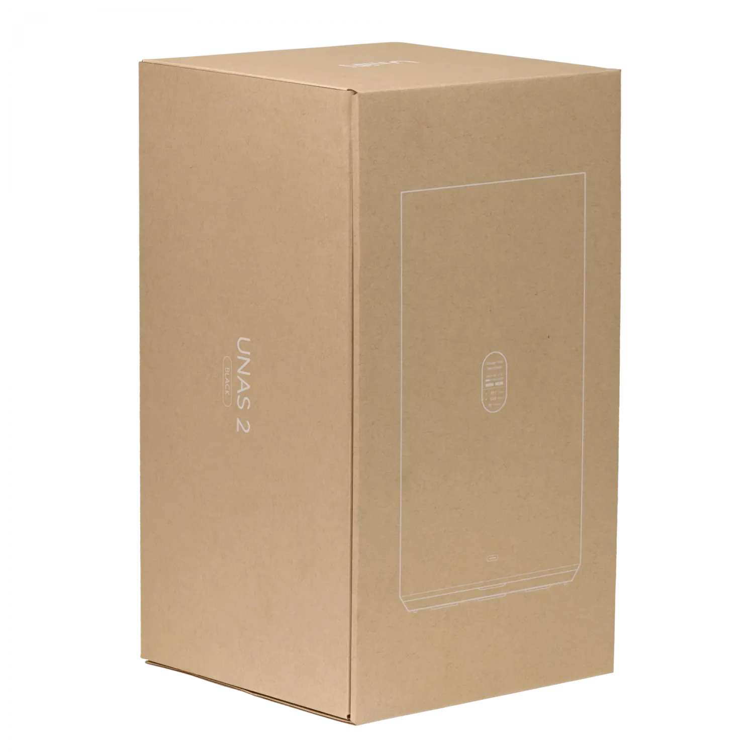 UBIQUITI Negro NAS 2xHD-RAID 1-2500 PoE++ USB-C-5Gbps UniFi Drive 2