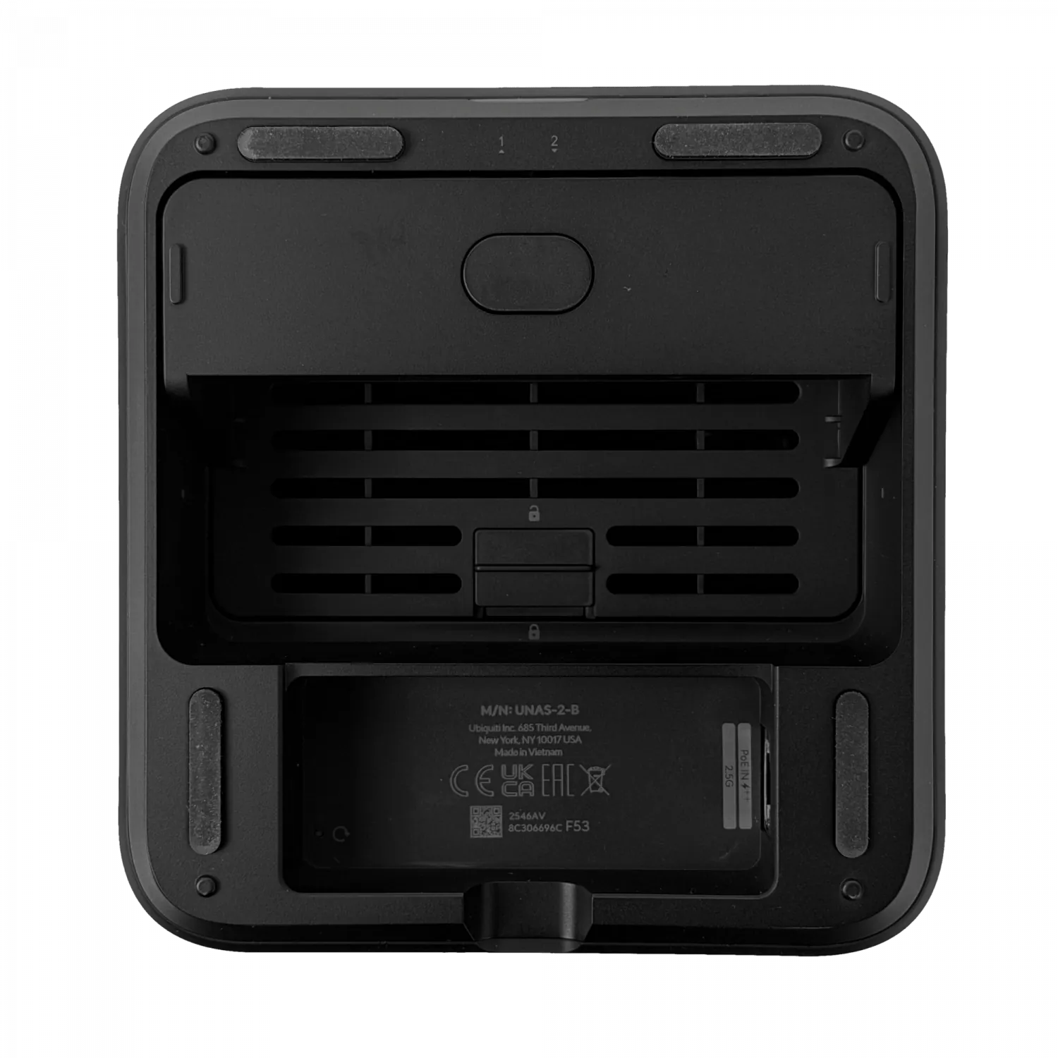 UBIQUITI Negro NAS 2xHD-RAID 1-2500 PoE++ USB-C-5Gbps UniFi Drive 3