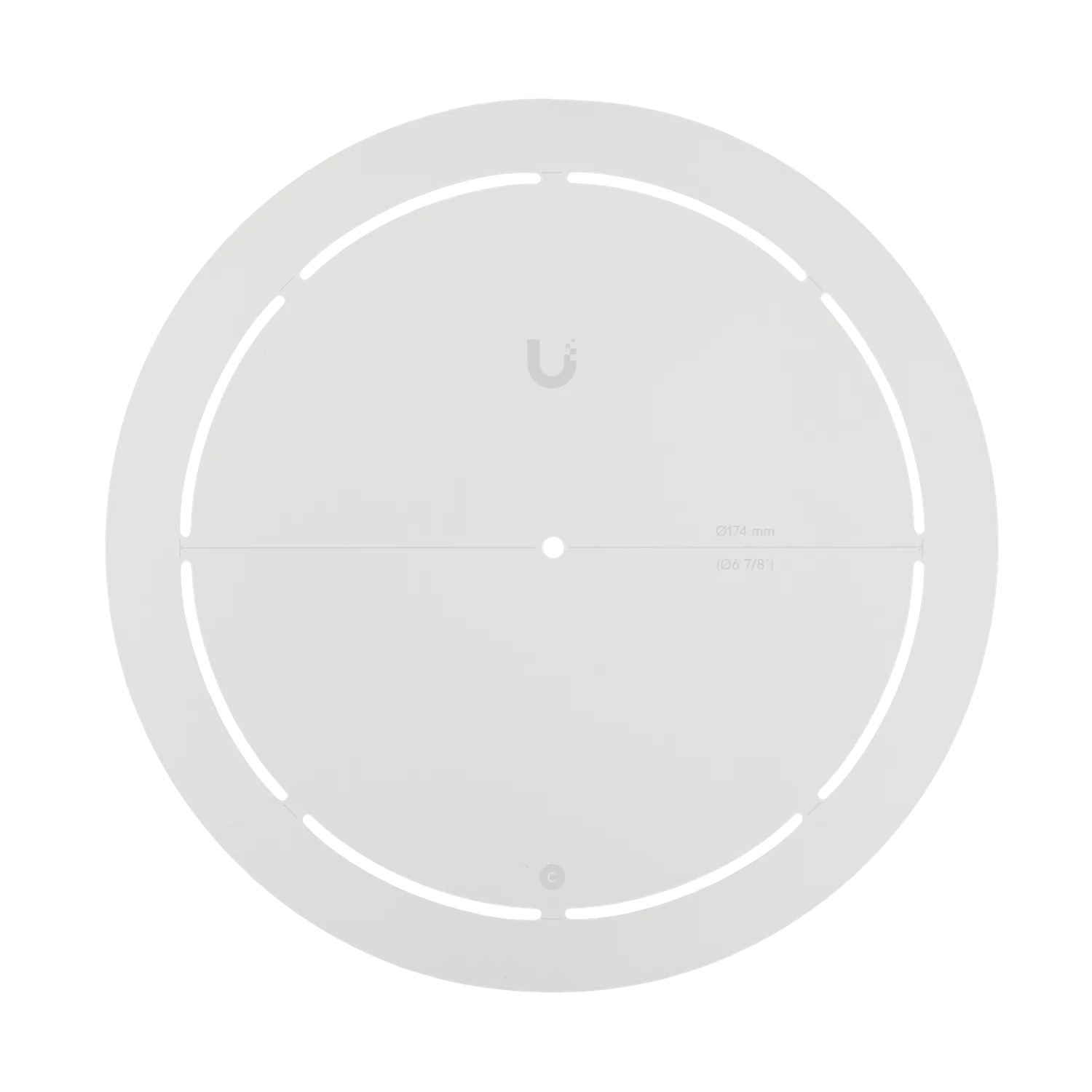 UBIQUITI Negro p/UVC-G6-Pro-360-B Unitario Soporte Techo Embutido 7