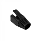 NEGRO 8,5mm diametro p/RJ45-CAT7 50-Capuchones - Miniatura 3