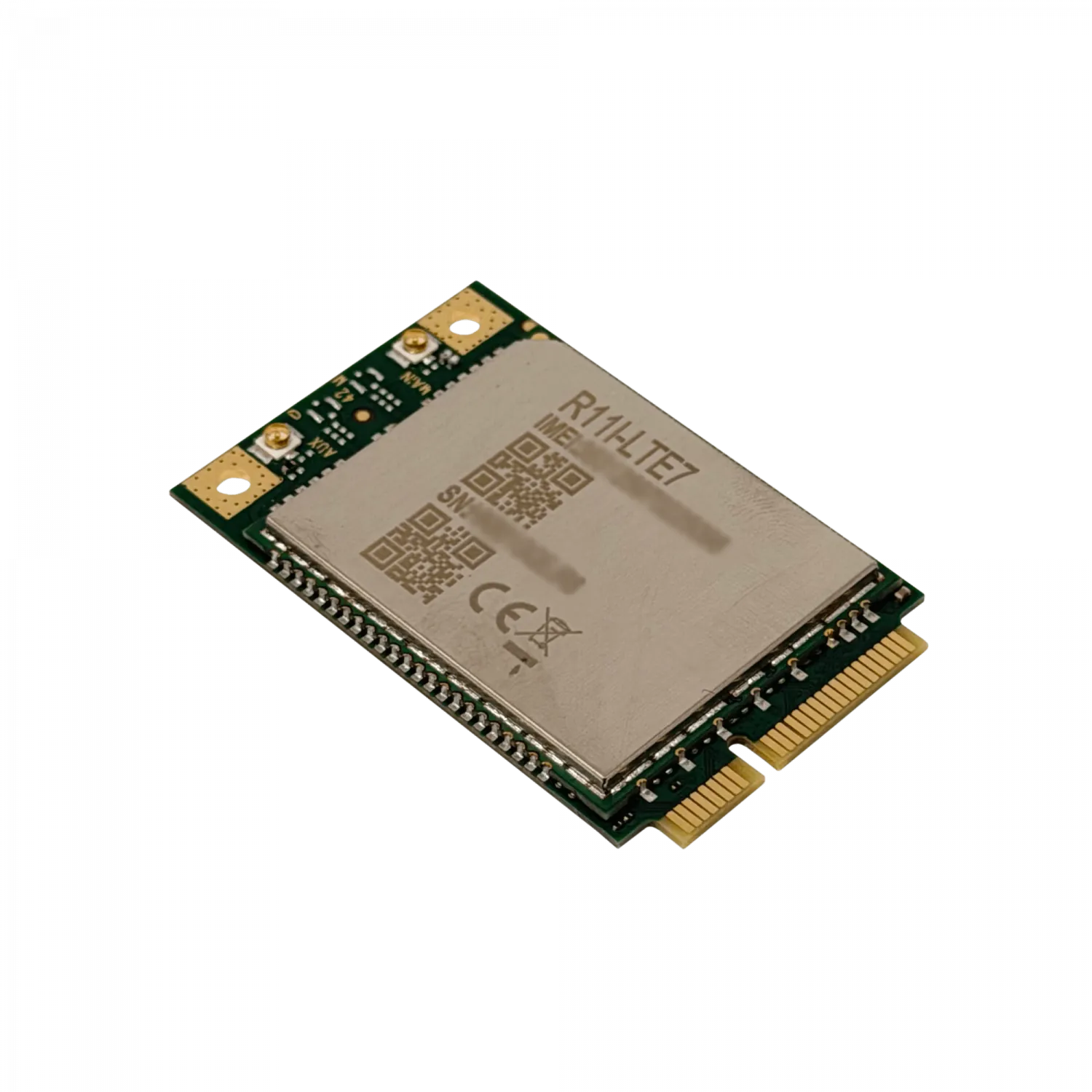 Módem LTE Cat7 de alto rendimiento RouterBOARD MikroTik R11e-LTE7 MiniPCIe LTE Cat7 300Mbps 2x U.FL 3