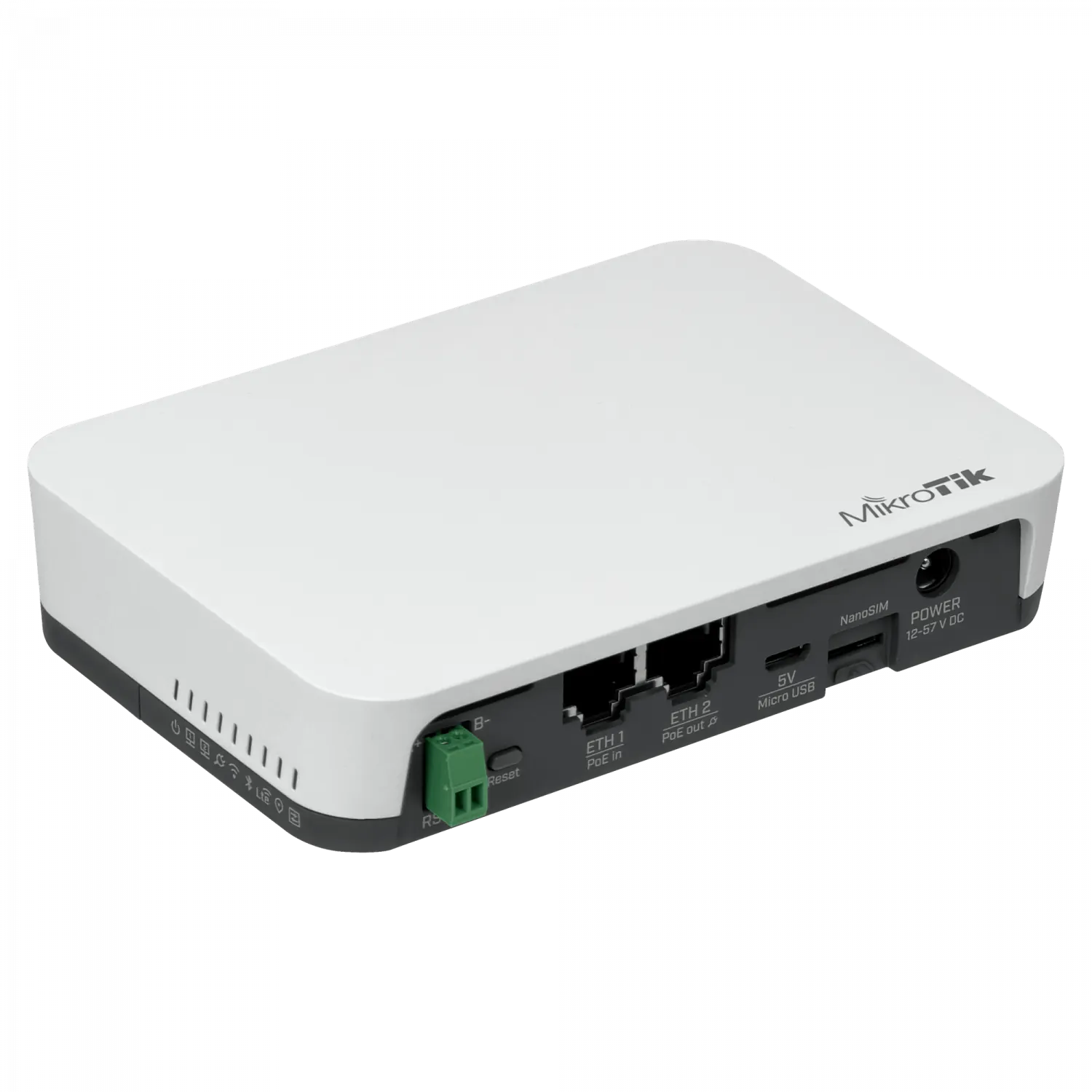 MIKROTIK 915MHz LoRa CAT-M 2,4GHz BT5 GPS RS485 2-100 1miniPCIe 1-SIM 9