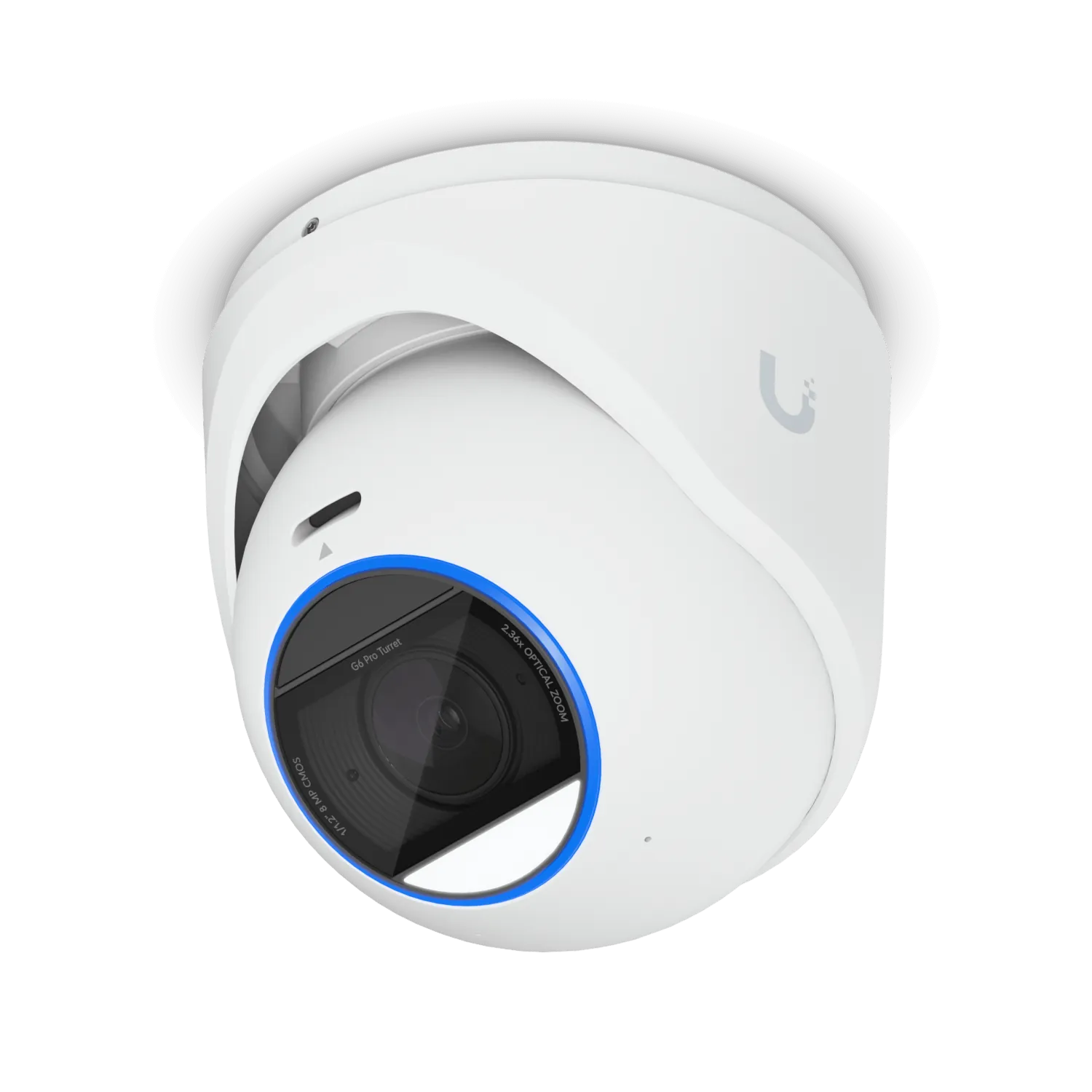 UI Blanco MiniDomo 8MP AI 2,36x 1-1000 IP66 IK04 CamaraIP IR40 reqPoE+ 7