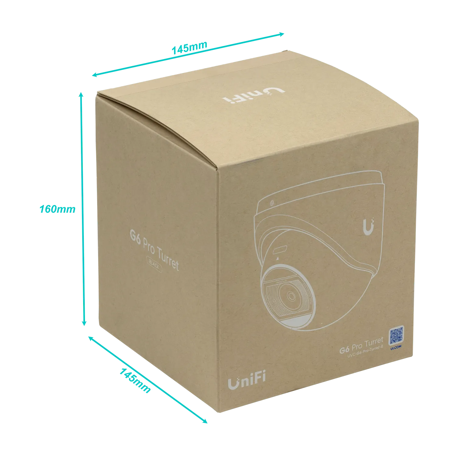 UI Negro MiniDomo 8MP AI 2,36x 1-1000 IP66 IK04 CamaraIP IR40 req-PoE+ 2
