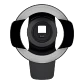 UI Negro p/UVC-G6-Pro-Bullet Extensor LED600lm 40mt Exterior IPX5 15W - Miniatura 5