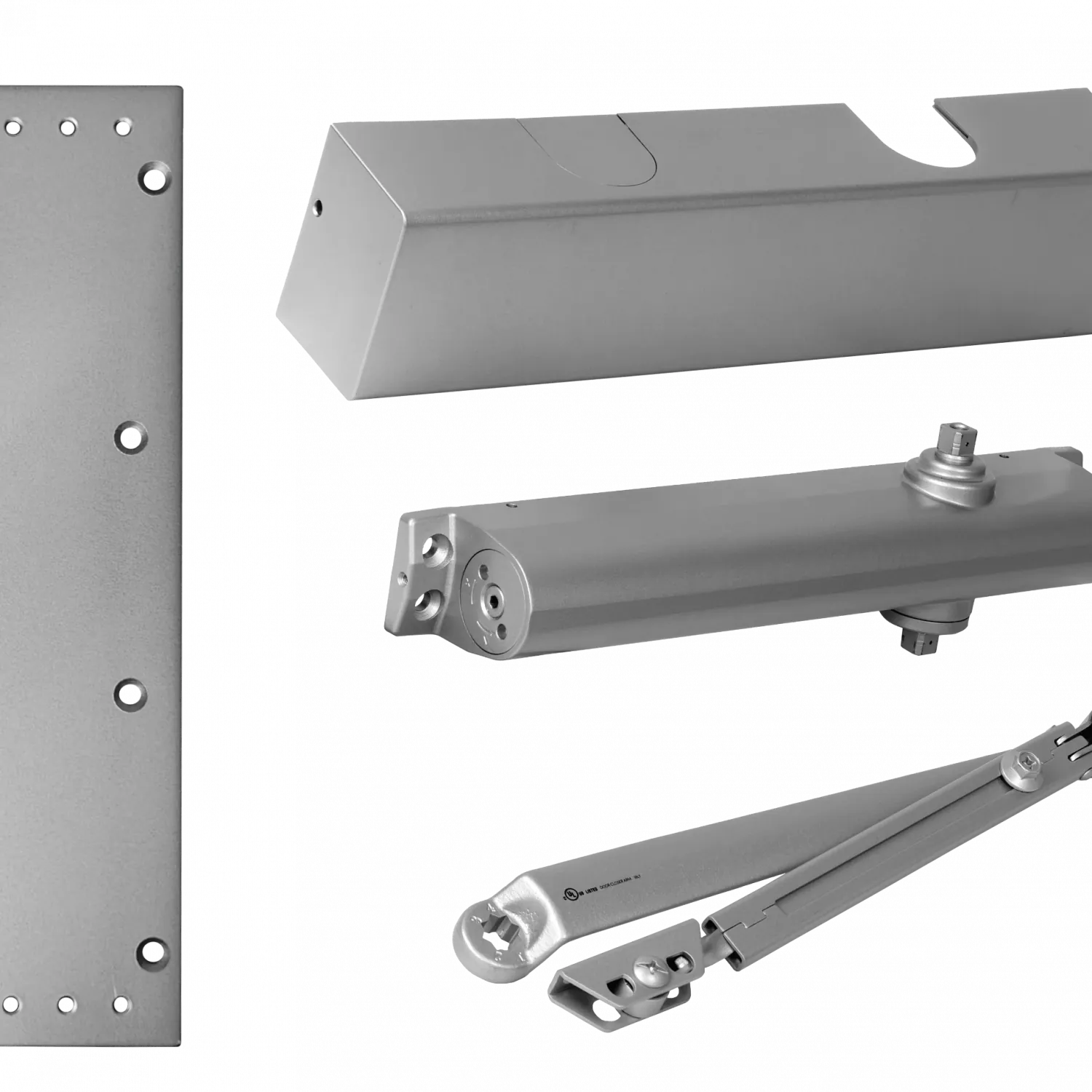 Brazo Hidráulico Ubiquiti UACC-DOORCLOSER-US 40-80Kg con Carcasa 10