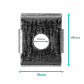 Mordaza de Riel 1/2pulgada Montajes Riel 42x42mm - Miniatura 3