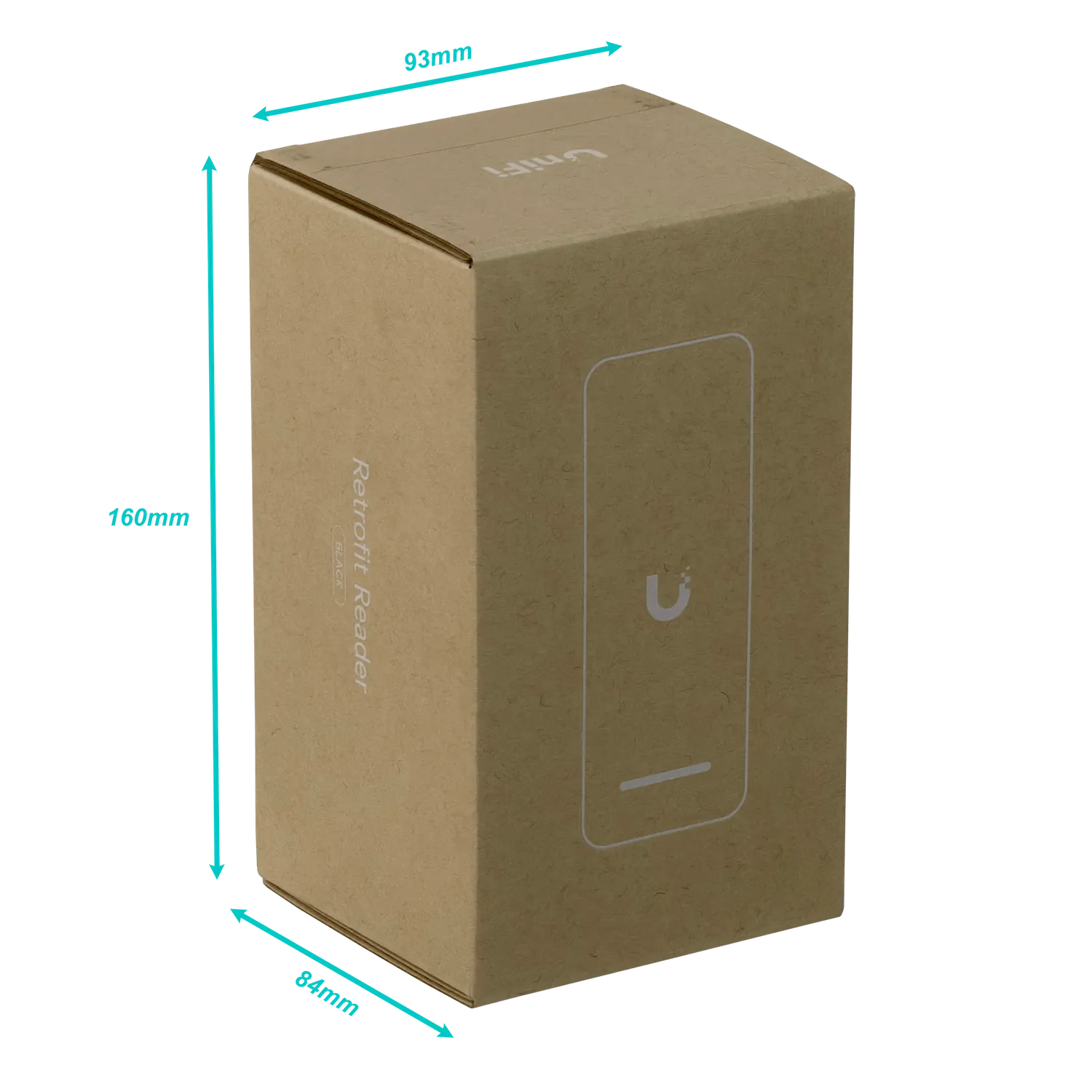 UI Negro Lector NFC TouchPass RS485 BLE 13,56MHz Req-12V OSDP Access 2