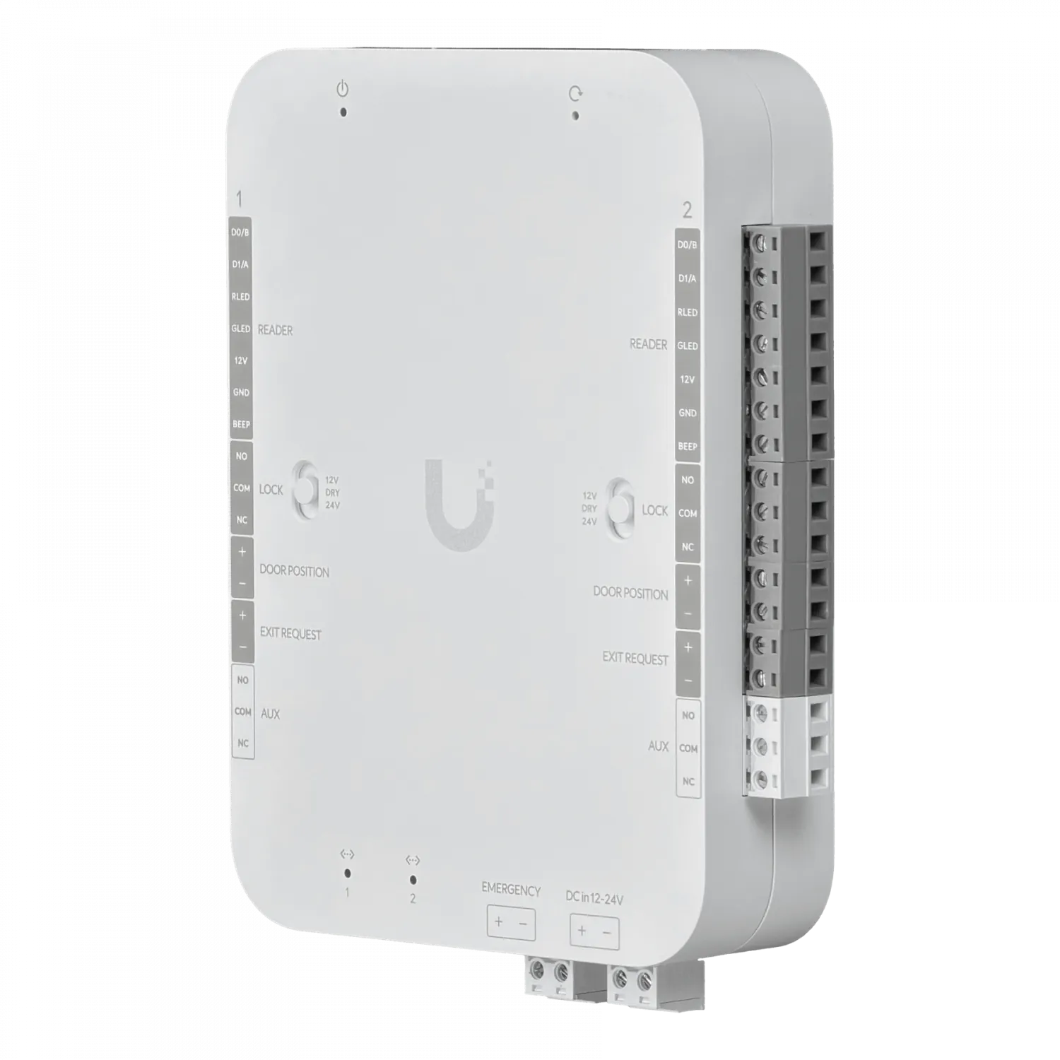 UBIQUITI Control 2 Puerta Wiegand 12/24V-Out 2-100 Riel Din req-12/24V 2