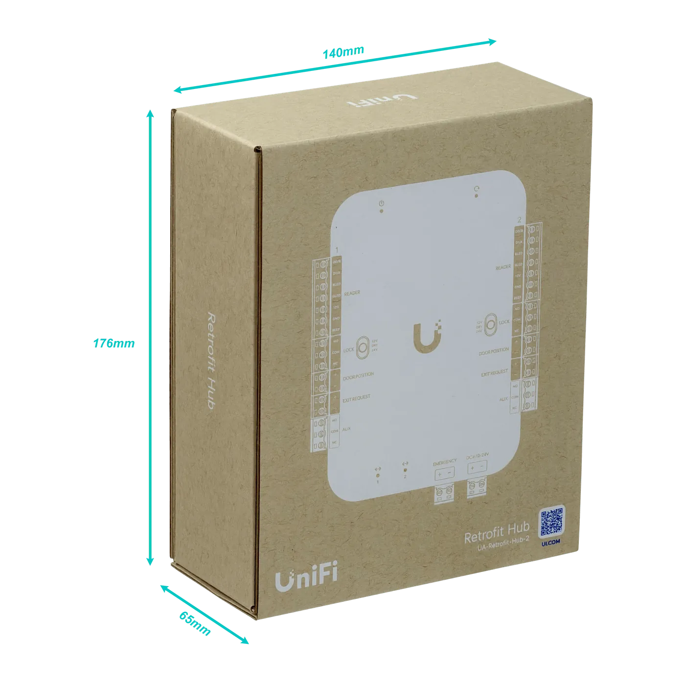 UBIQUITI Control 2 Puerta Wiegand 12/24V-Out 2-100 Riel Din req-12/24V 4