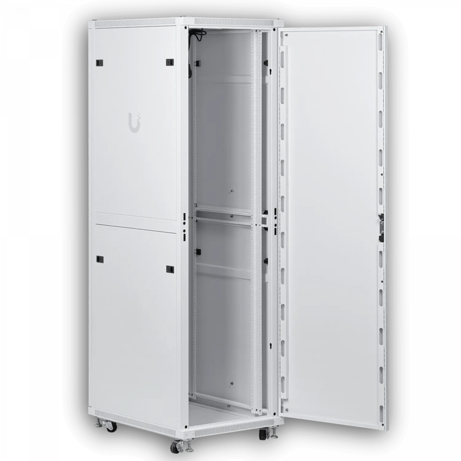 UBIQUITI Vidrio 42U 800mm 80cm Fondo Rack Blanco Ventilador 6
