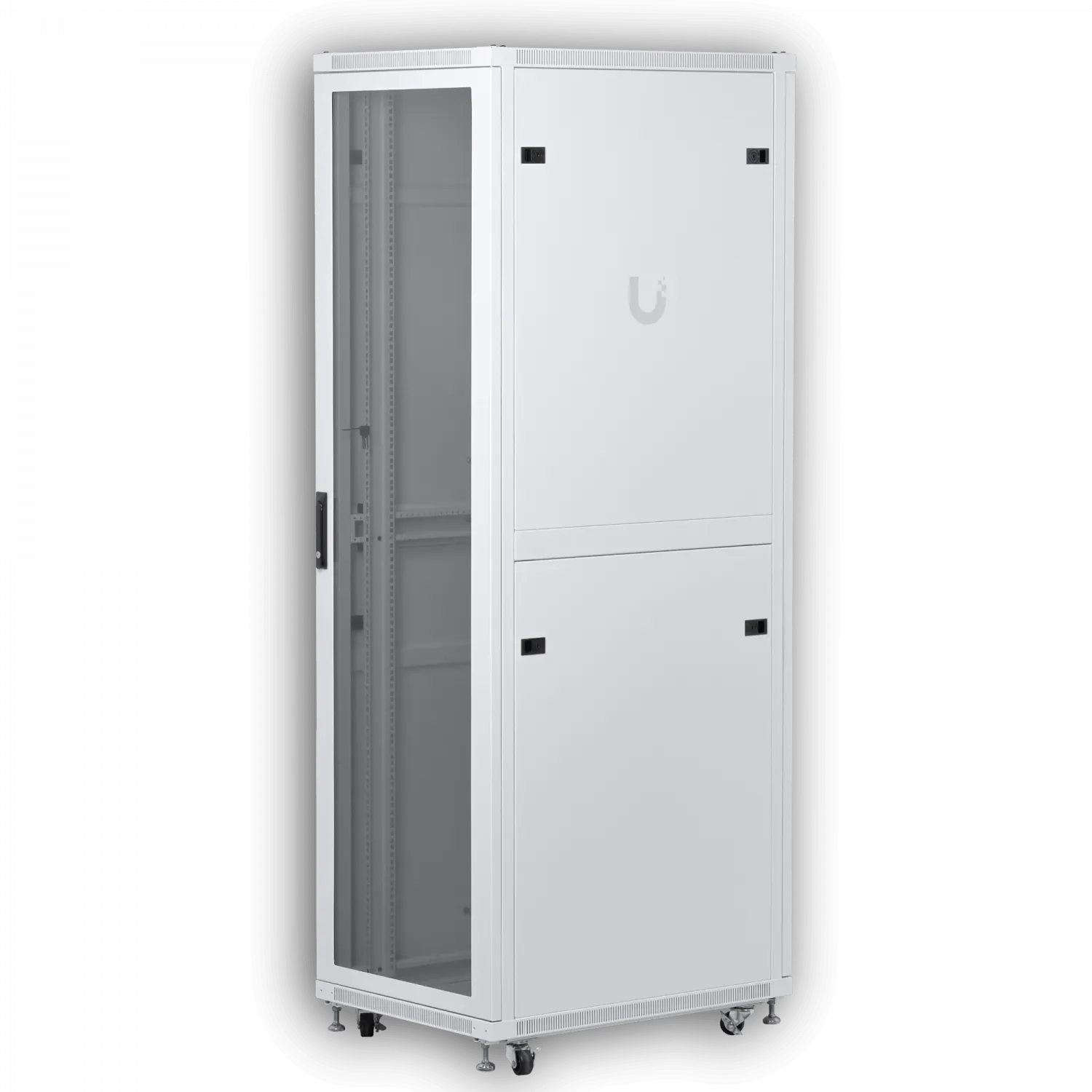 UBIQUITI Vidrio 42U 800mm 80cm Fondo Rack Blanco Ventilador 7
