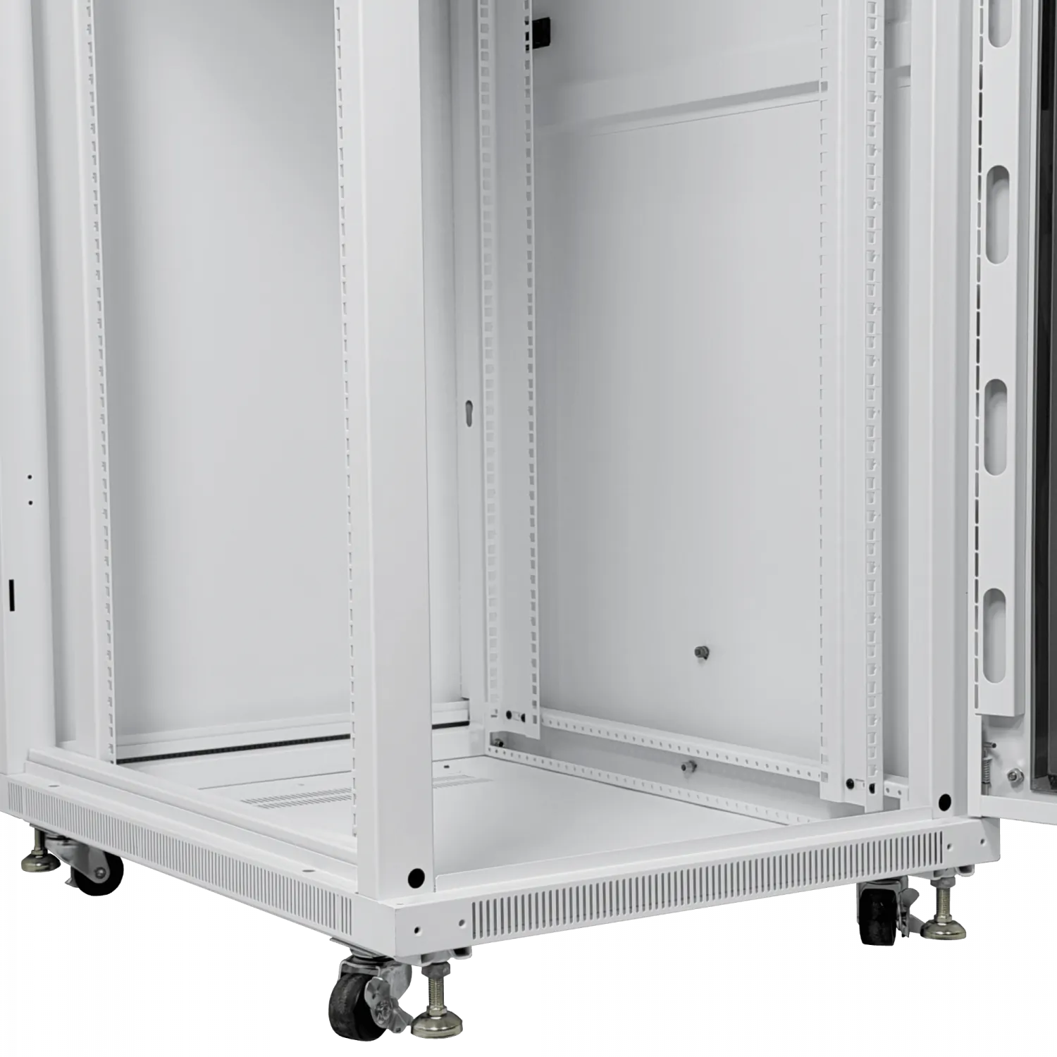 UBIQUITI Vidrio 42U 800mm 80cm Fondo Rack Blanco Ventilador 10