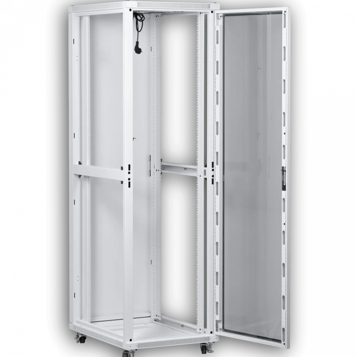 UBIQUITI Vidrio 42U 800mm 80cm Fondo Rack Blanco Ventilador 11