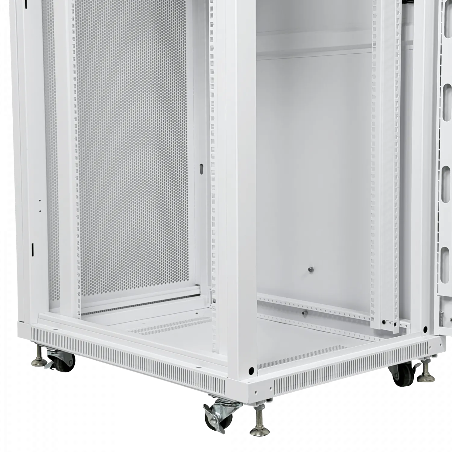 UBIQUITI Microperforada 42U 800mm 80cm Fondo Rack Blanco Ventilador 3