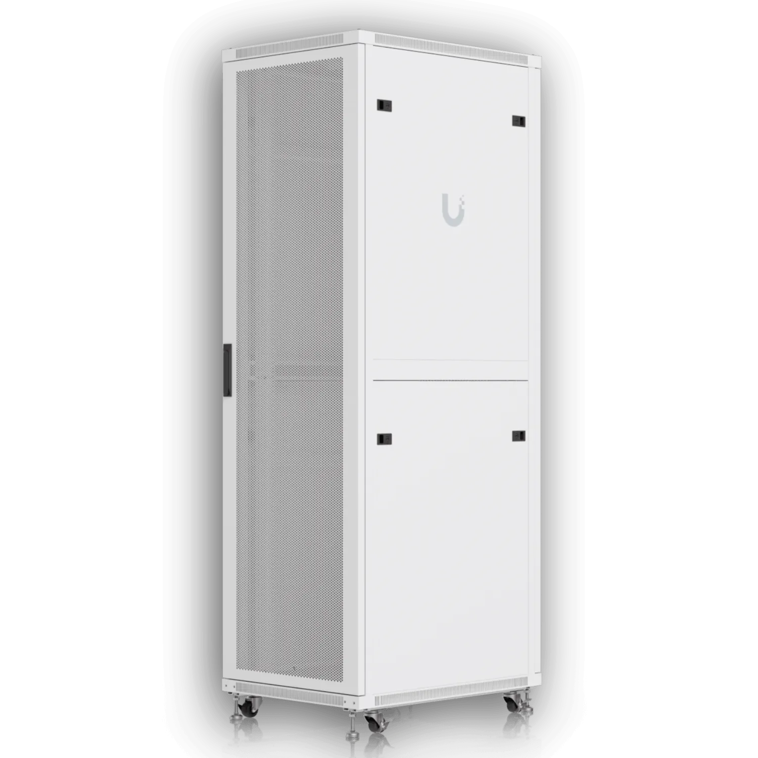UBIQUITI Microperforada 42U 800mm 80cm Fondo Rack Blanco Ventilador 7