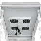 UBIQUITI Microperforada 42U 1000mm 100cm Fondo Rack Blanco Ventilador - Miniatura 1