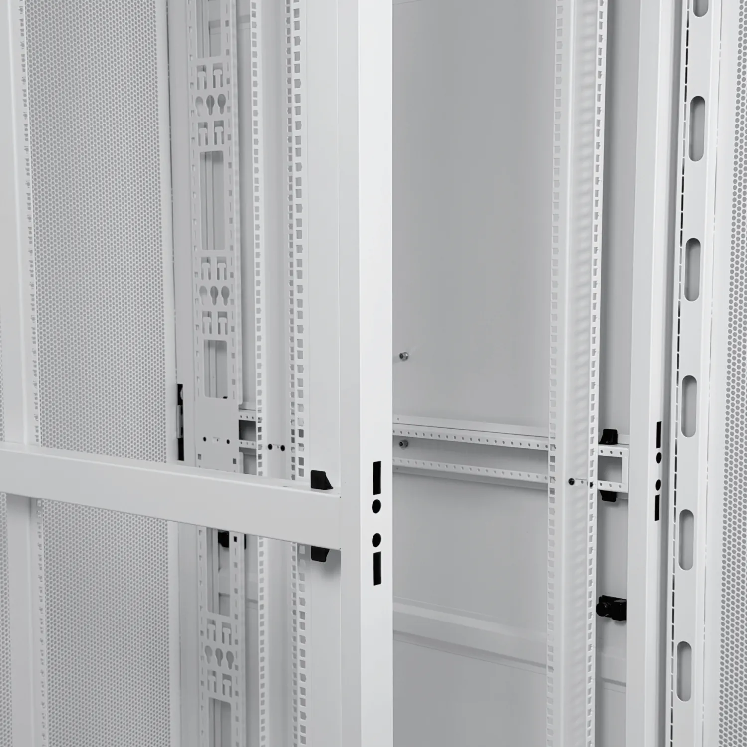 UBIQUITI Microperforada 42U 1000mm 100cm Fondo Rack Blanco Ventilador 3