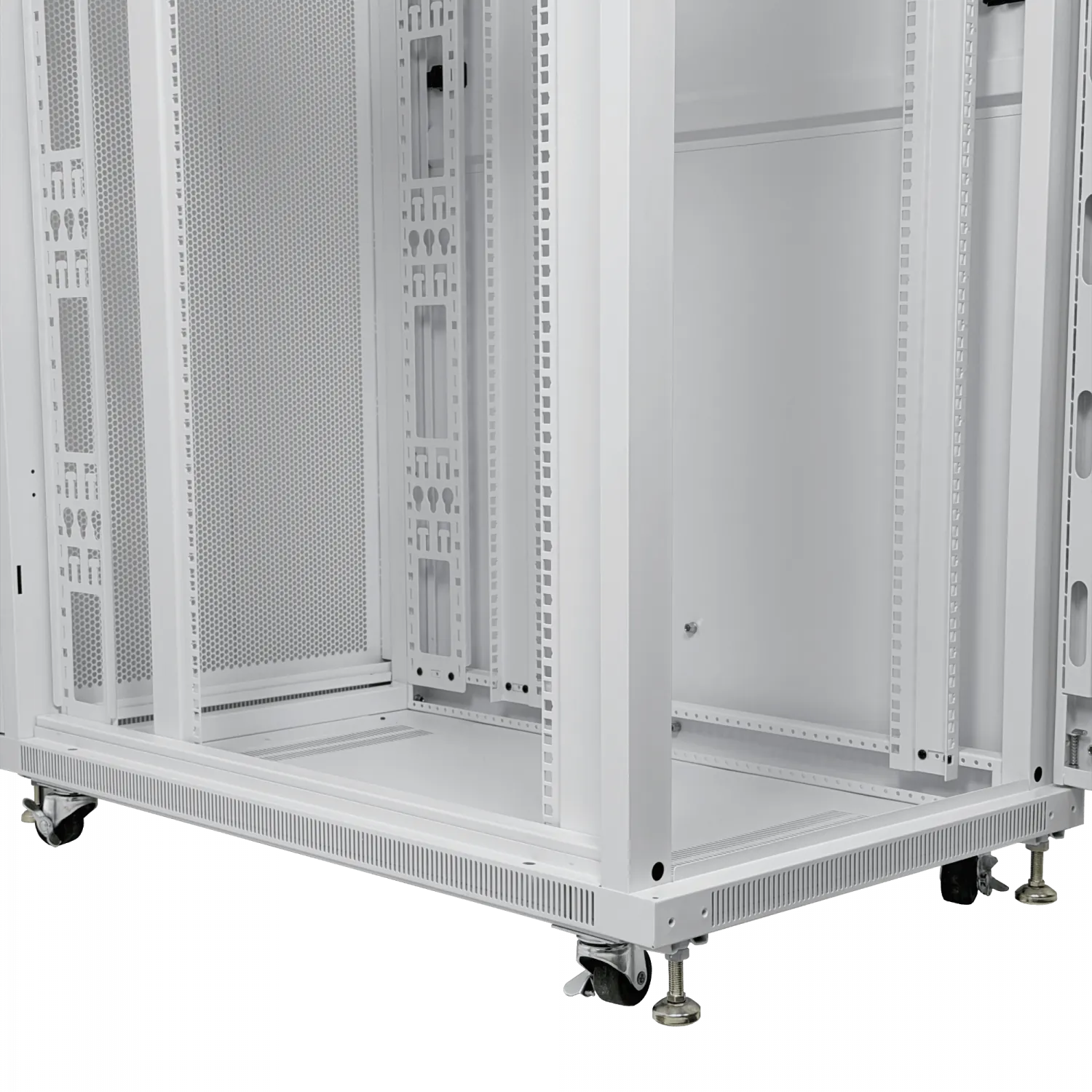 UBIQUITI Microperforada 42U 1000mm 100cm Fondo Rack Blanco Ventilador 6