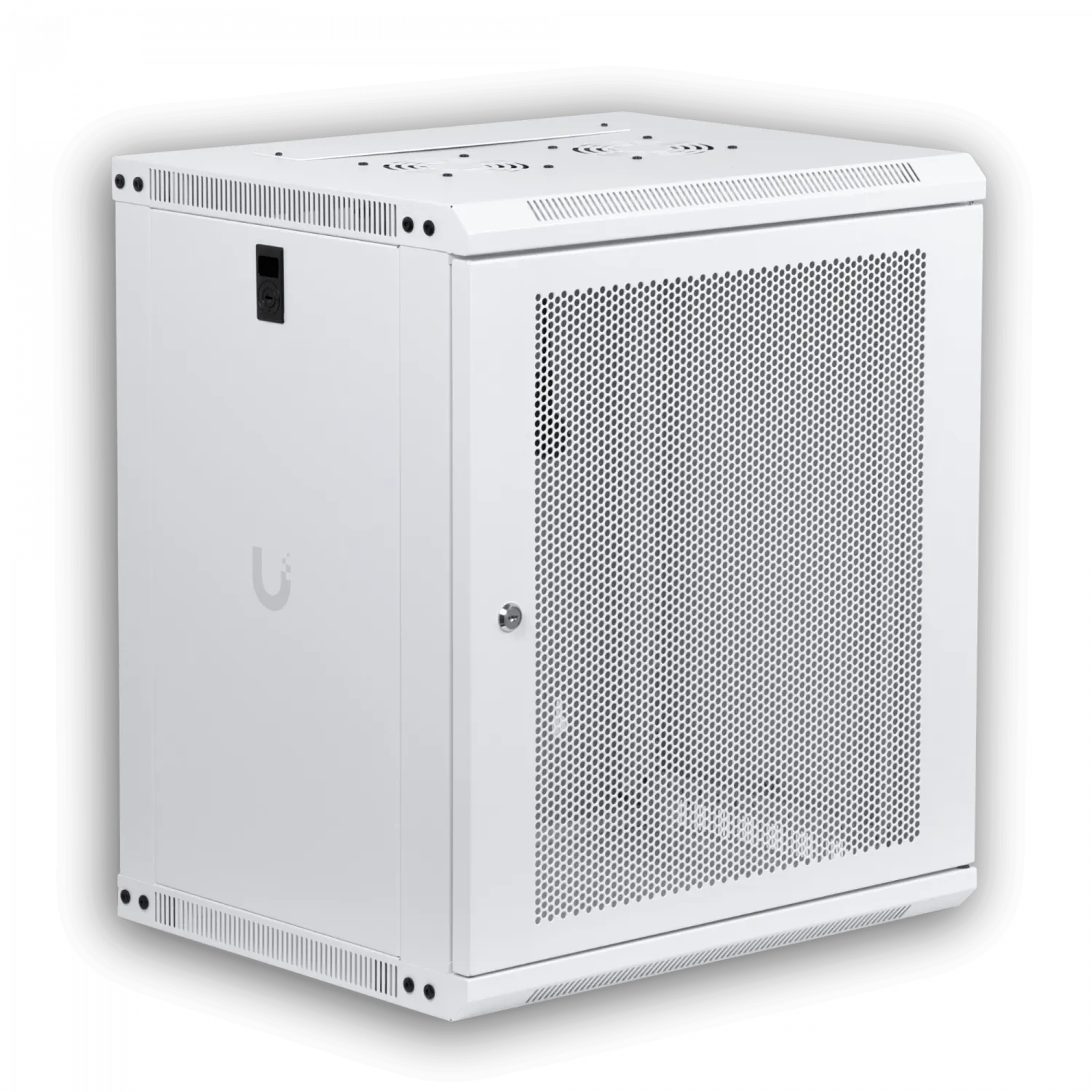 UBIQUITI Blanco 12U 45cm Fondo Microperforada Gabinete Rack Pared Muro 3