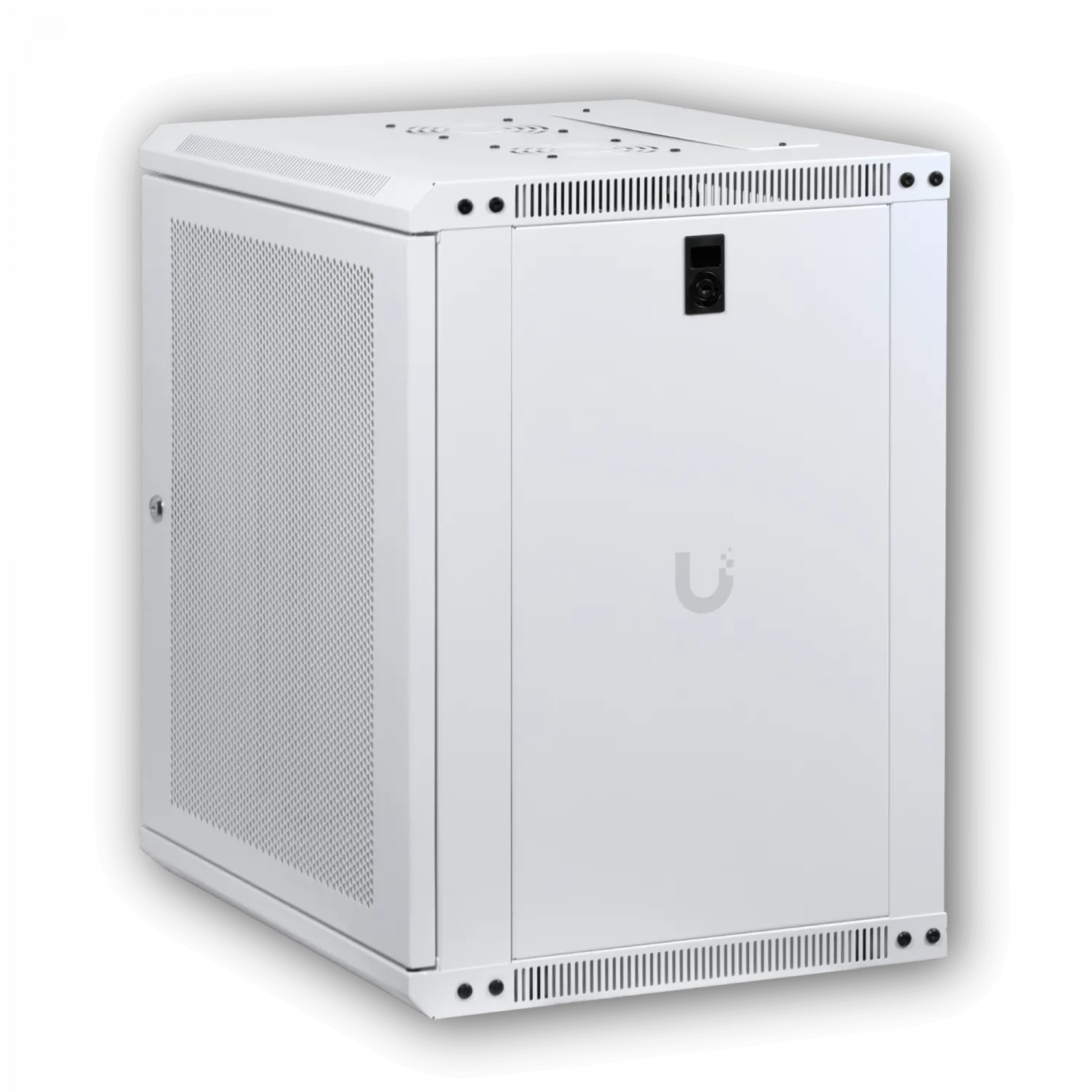 UBIQUITI Blanco 12U 45cm Fondo Microperforada Gabinete Rack Pared Muro 4