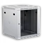 UBIQUITI Blanco 12U 60cm Fondo Puerta Vidrio Gabinete Rack Pared Muro - Miniatura 6