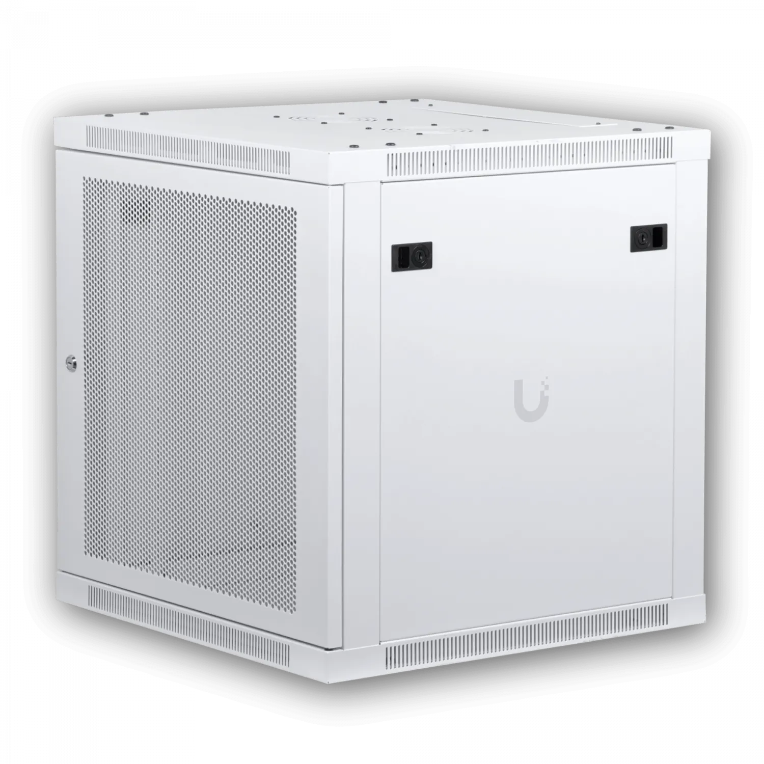 UBIQUITI Blanco 12U 60cm Fondo Microperforada Gabinete Rack Pared Muro 2