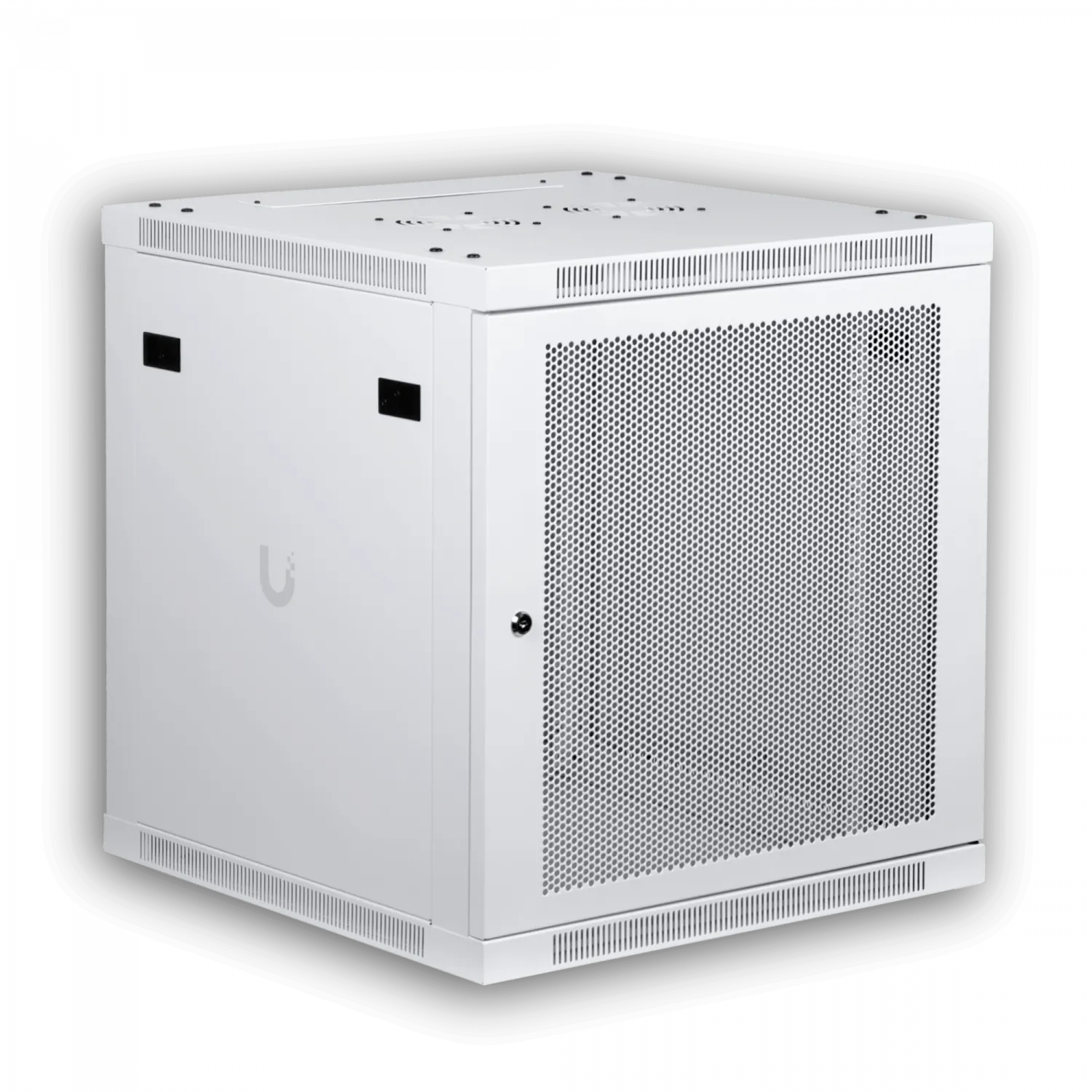UBIQUITI Blanco 12U 60cm Fondo Microperforada Gabinete Rack Pared Muro 3