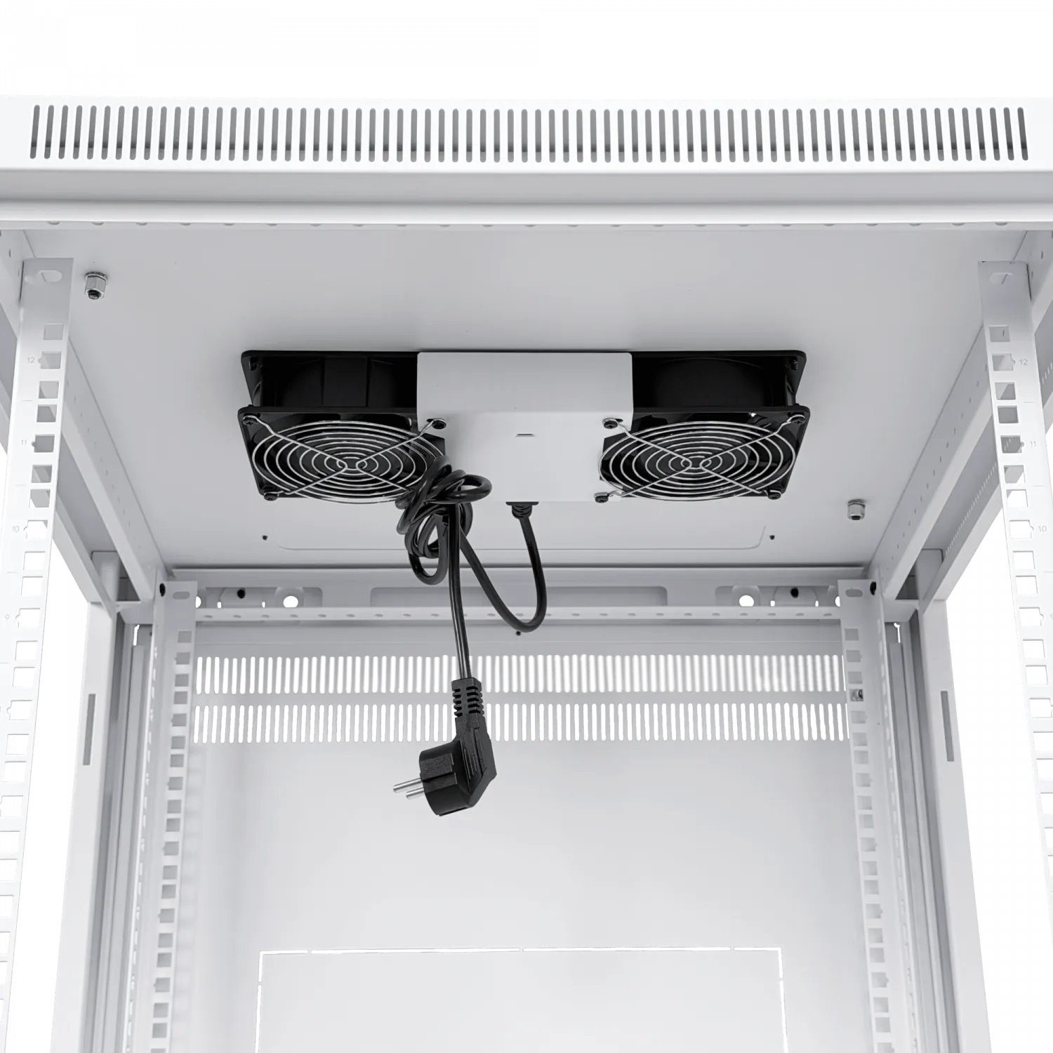 UBIQUITI Blanco 12U 60cm Fondo Microperforada Gabinete Rack Pared Muro 4