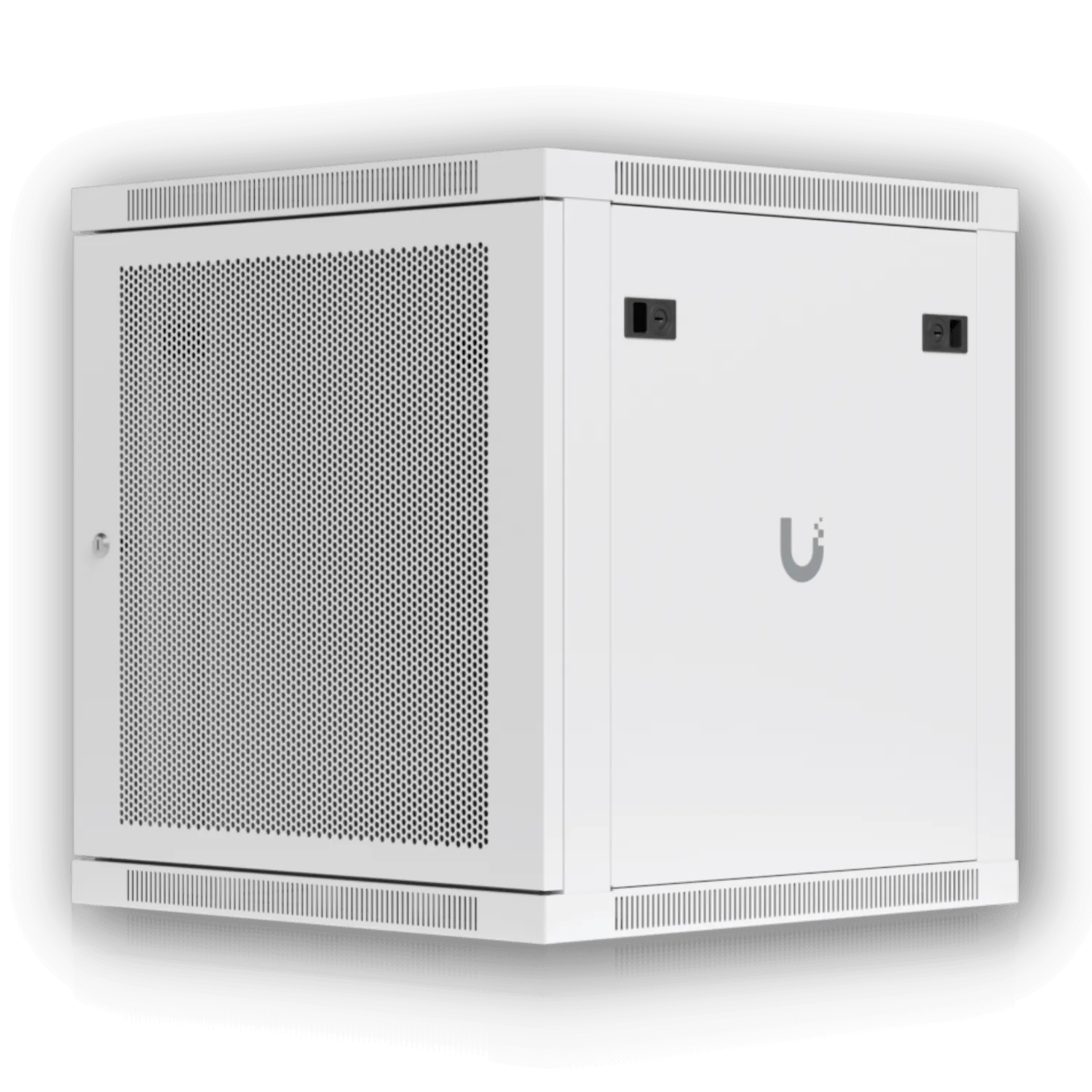 UBIQUITI Blanco 12U 60cm Fondo Microperforada Gabinete Rack Pared Muro 5