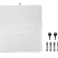 UBIQUITI 12U Puerta Vidrio Doble Bisagra 70cm Fondo Rack Muro Blanco - Miniatura 3
