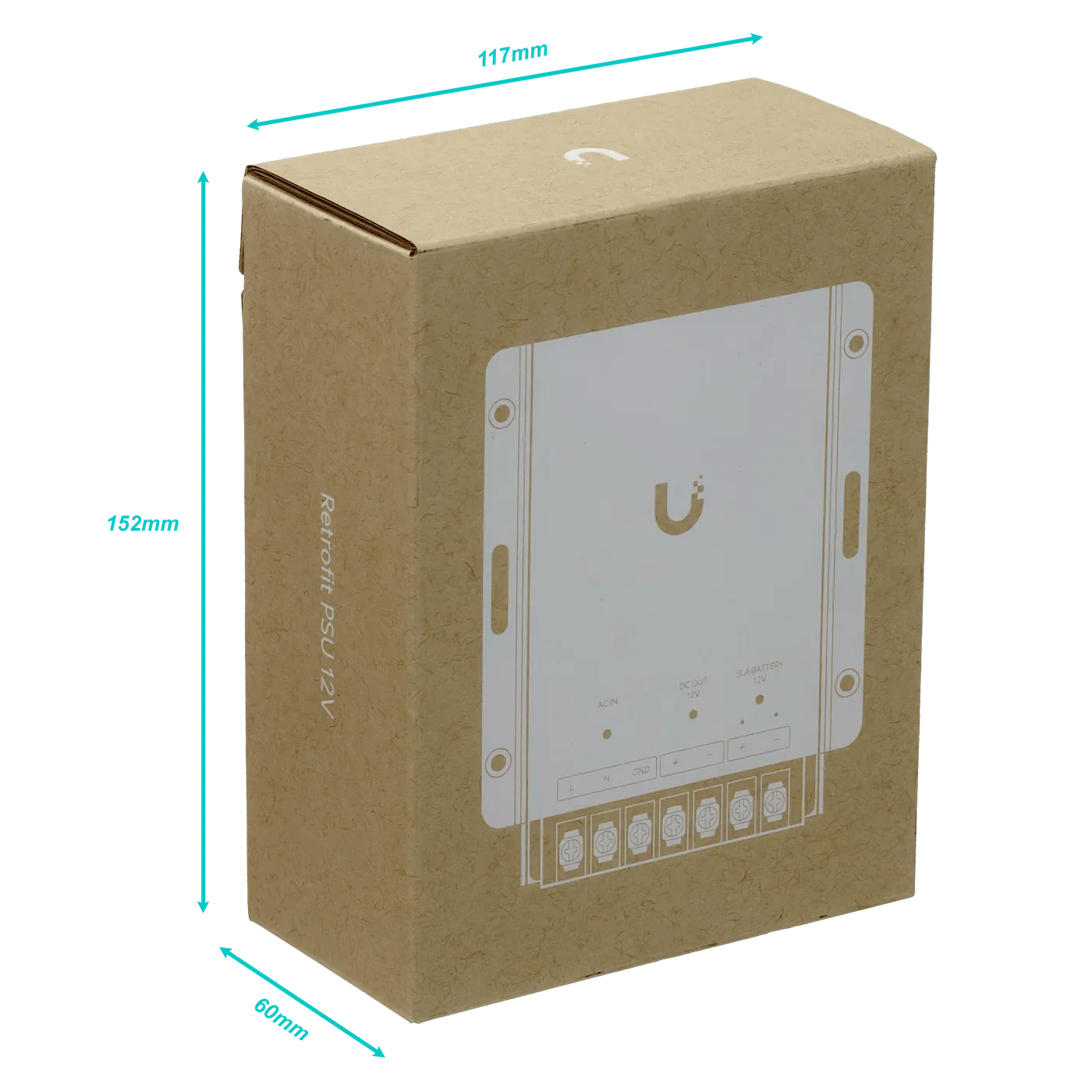 Fuente de Poder Ubiquiti 12V 5A 80W con Respaldo Batería para Sistemas de Acceso 6