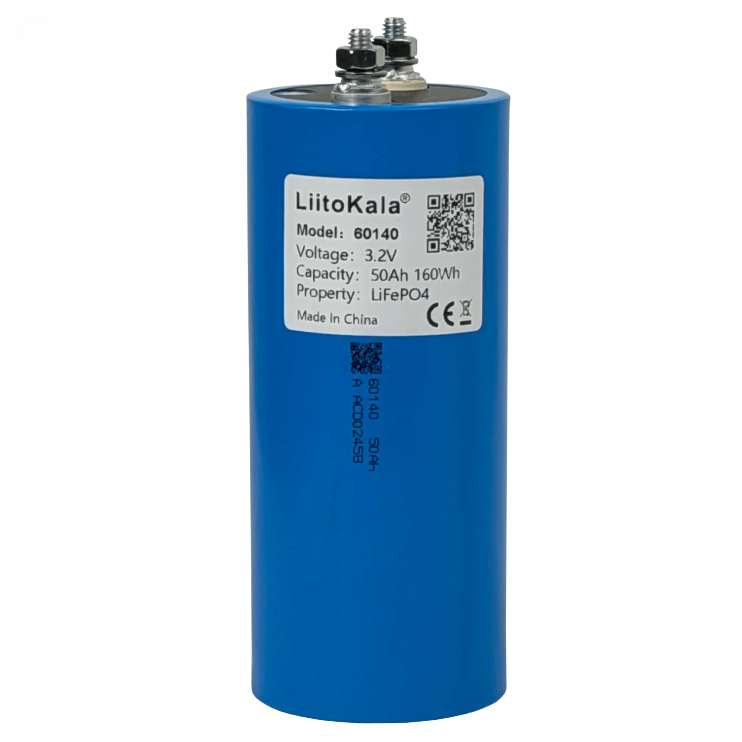 60x145mm 1 Pila Litio LifePO4 3,2V 50Ah Recargable Bateria 160WH 4