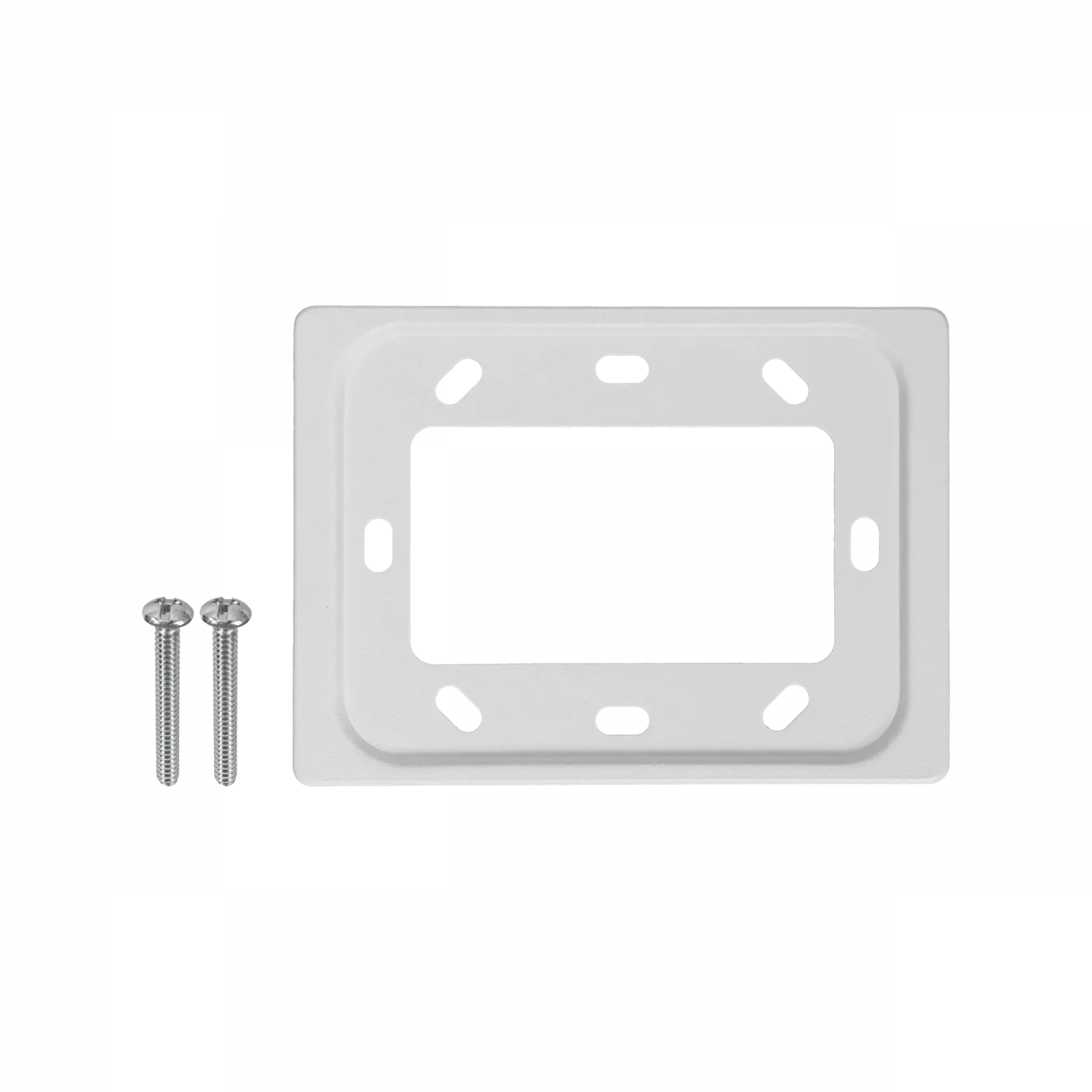 UI 1 unidad Blanco 4-Keystone Horizontal Faceplate Pintable 118x88mm 2