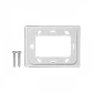 UI 1 unidad Blanco 4-Keystone Horizontal Faceplate Pintable 118x88mm - Miniatura 2