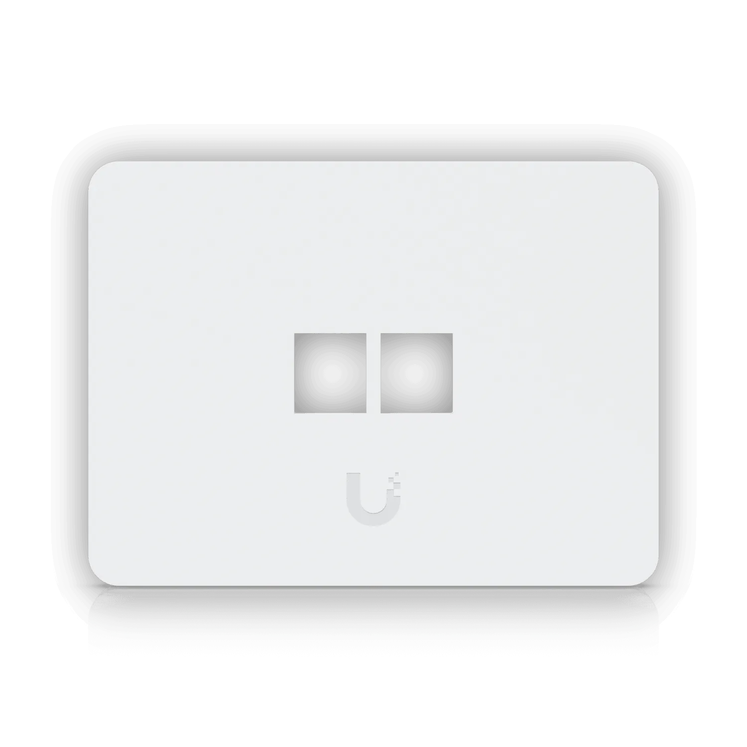 UI 1 unidad Blanco 2-Keystone Horizontal Faceplate Pintable 118x88mm 2