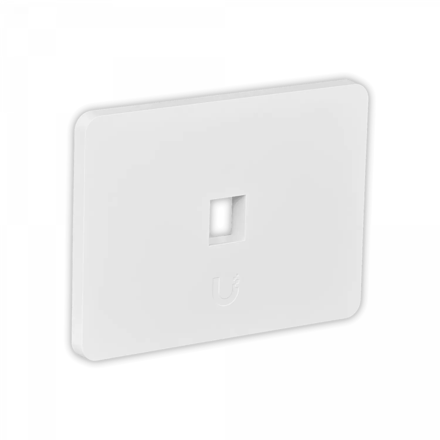 UI 1 unidad Blanco 1-Keystone Horizontal Faceplate Pintable 118x88mm 2