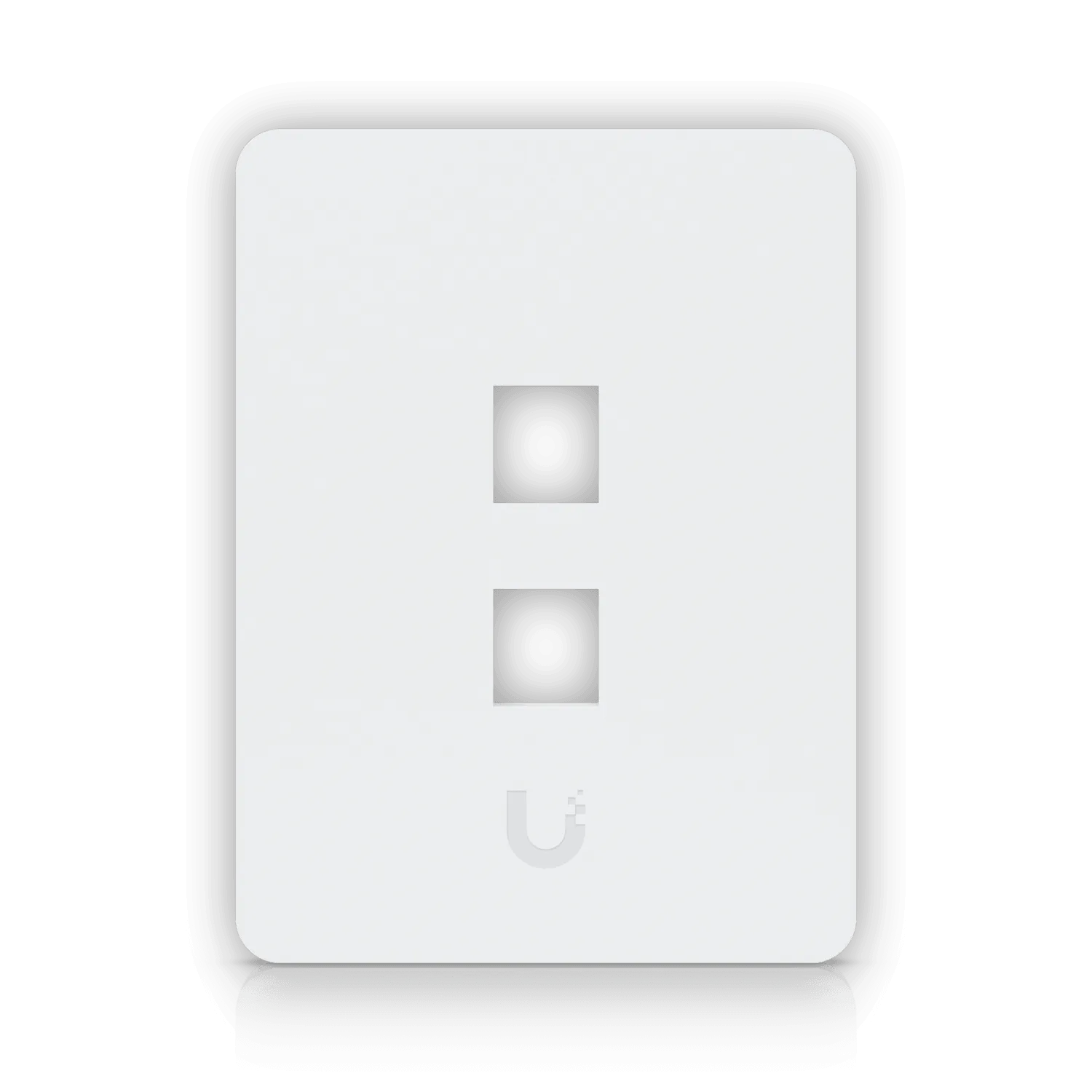 UI 1 unidad Blanco 2-Keystone Vertical Faceplate Pintable 118x88mm 3