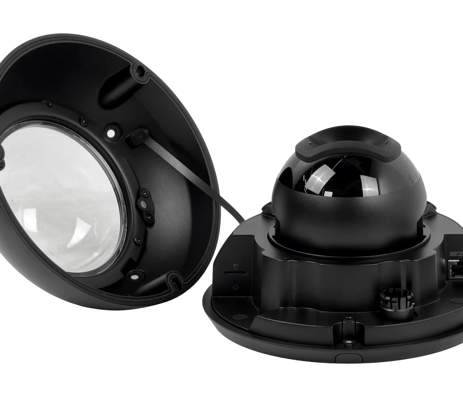 UI Negro Domo 2,36x IR40m 8MP AI 1-1000 114º IP66 IK10 Mic req-PoE+ 1