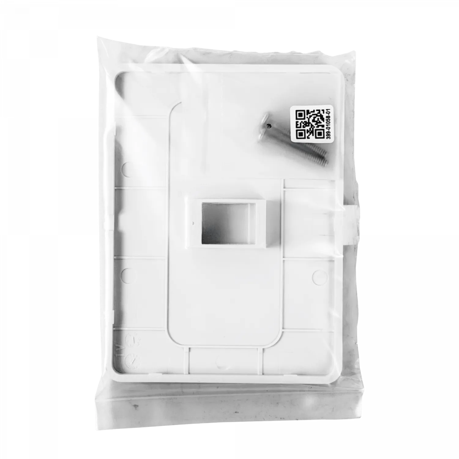 UI 1 unidad Blanco 1-Keystone Vertical Faceplate Pintable 118x88mm 3