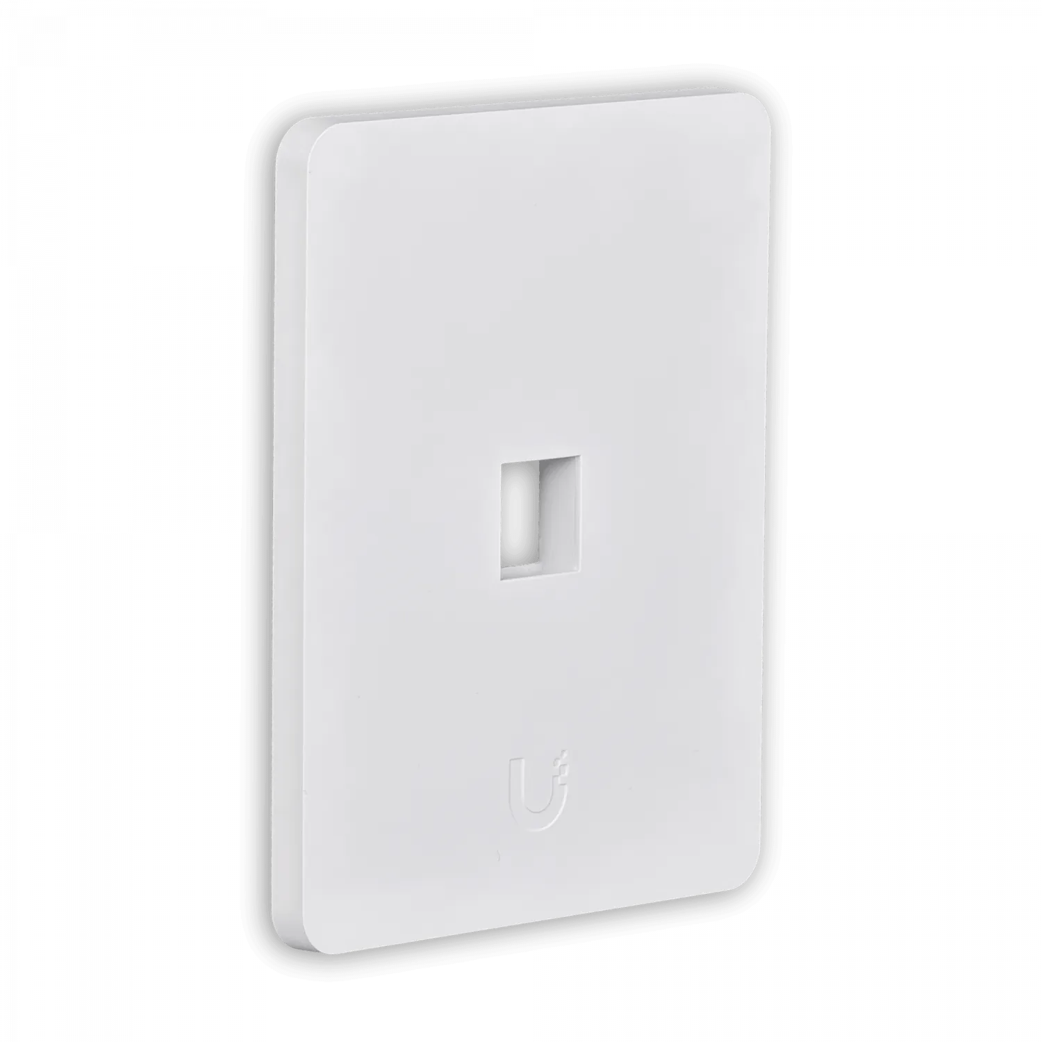 UI 1 unidad Blanco 1-Keystone Vertical Faceplate Pintable 118x88mm 4