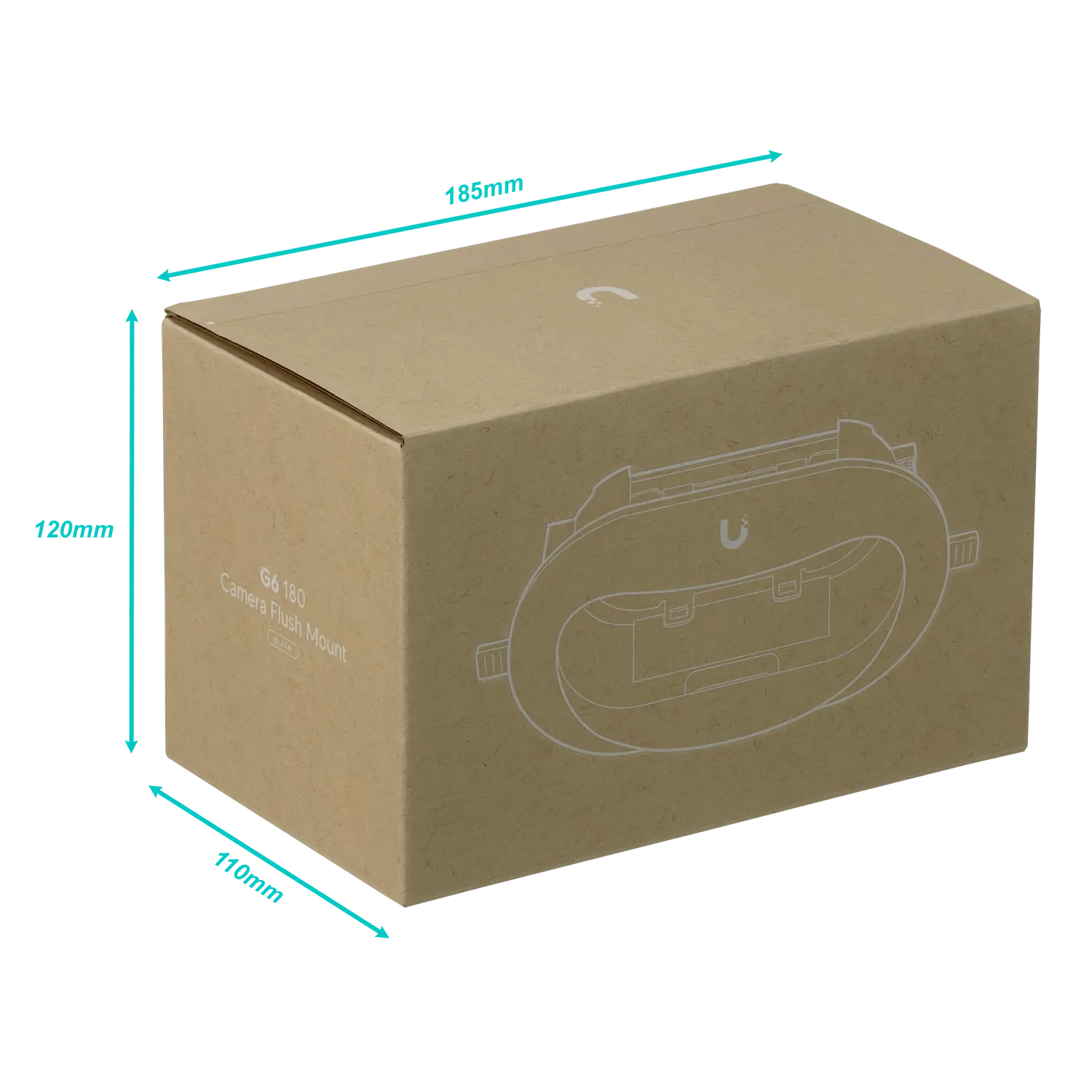 UBIQUITI Negro Unitario Soporte Embutido para UVC-G6-180 8