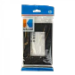 KALOP Placa Negro Zen 3 Puestos Basica Tapa 3 Modulo 128x89mm KS41511 - Miniatura 1