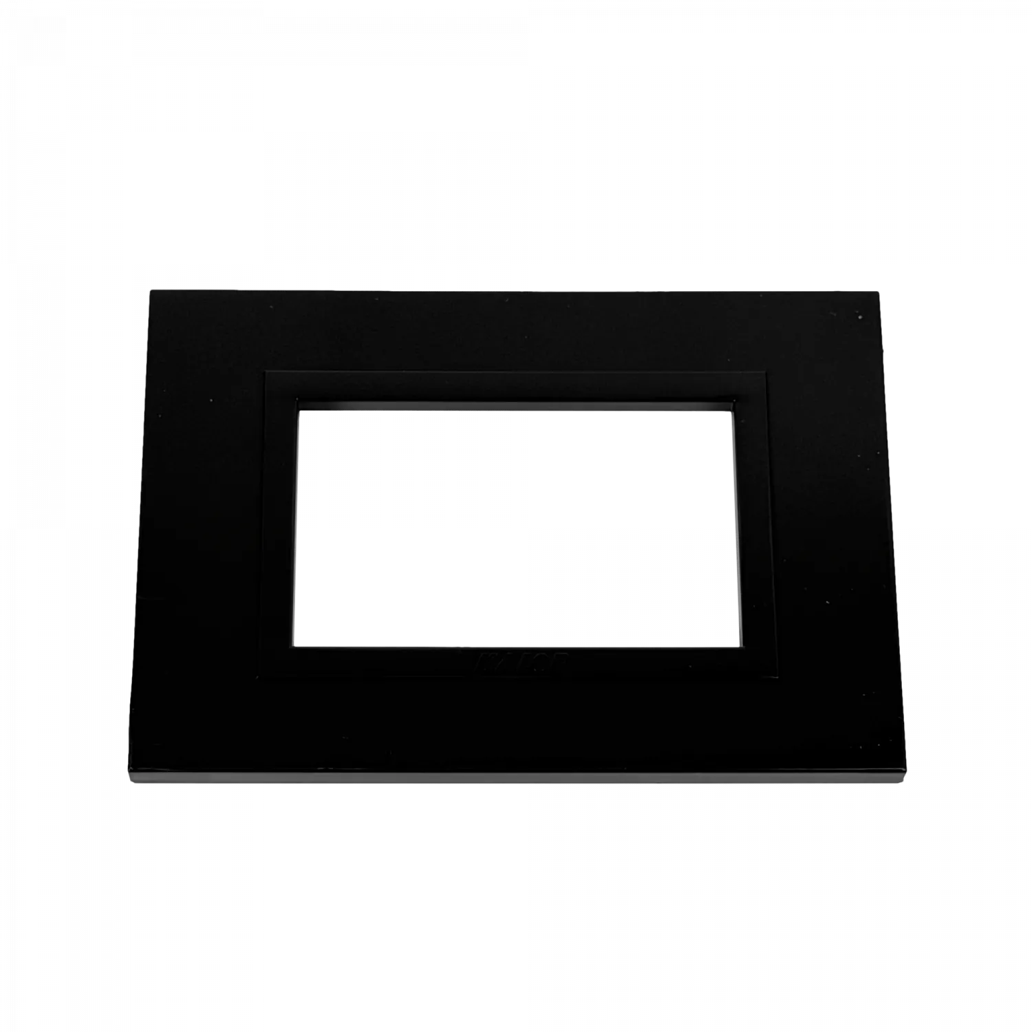 KALOP Placa Negro Zen 3 Puestos Basica Tapa 3 Modulo 128x89mm KS41511 2