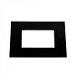 KALOP Placa Negro Zen 3 Puestos Basica Tapa 3 Modulo 128x89mm KS41511 - Miniatura 2