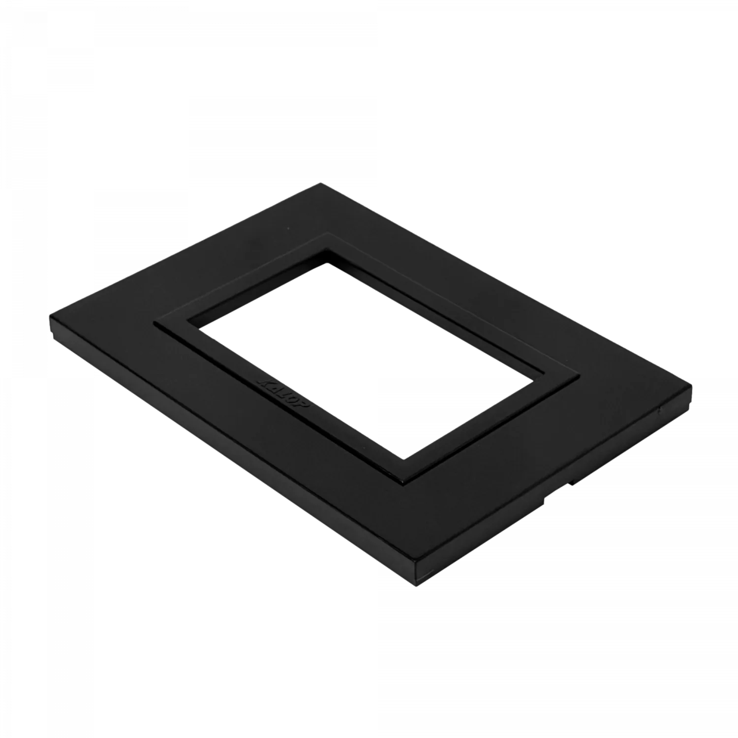 KALOP Placa Negro Zen 3 Puestos Basica Tapa 3 Modulo 128x89mm KS41511 3