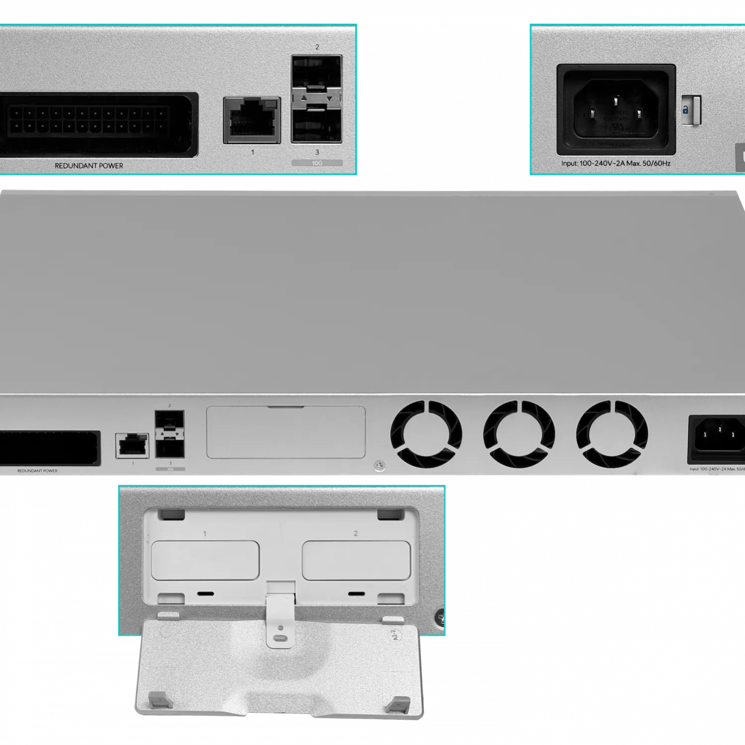 UBIQUITI NAS 4xHD-RAID 2-M.2 1-1000 2-SFP+ 1U UniFi Drive 2