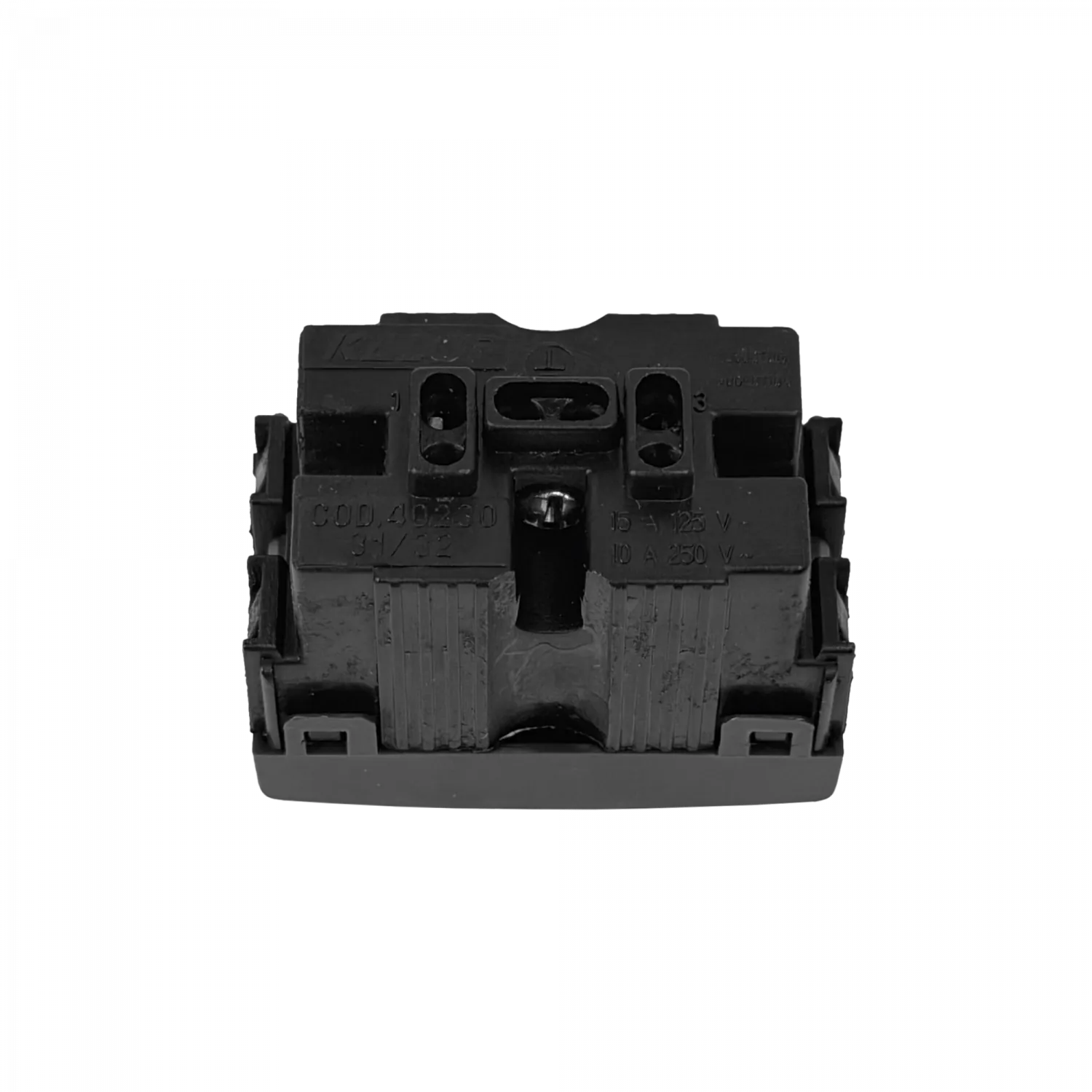 KALOP 10A Negro 2b+T Enchufe Hembra 250V req/KEP-A KL40231 3