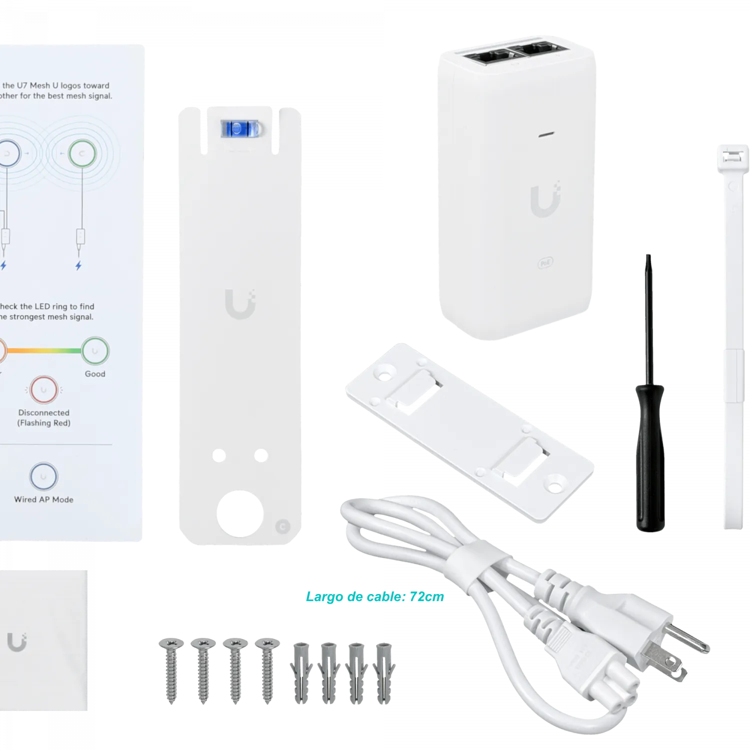 UBIQUITI WiFi7 IPX5 2x2 4300/688mbps 5/2,4GHz 6/3dBi 1-2500 8